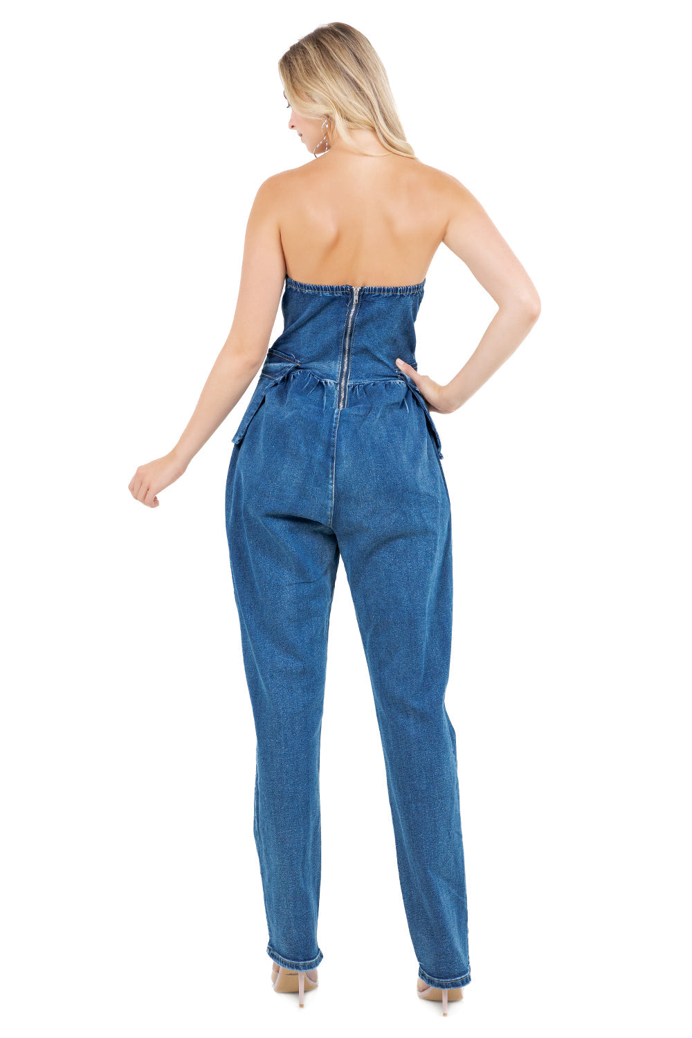 WOMEN FASHION DENIM JUMPSUIT
