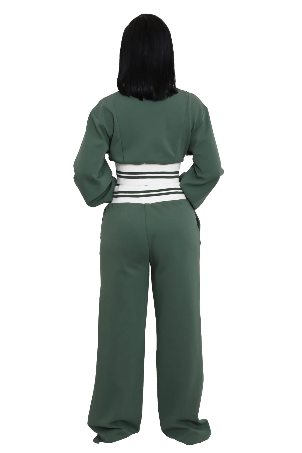 WOMEN FASHION CASUAL TWO PIECE PANT SET