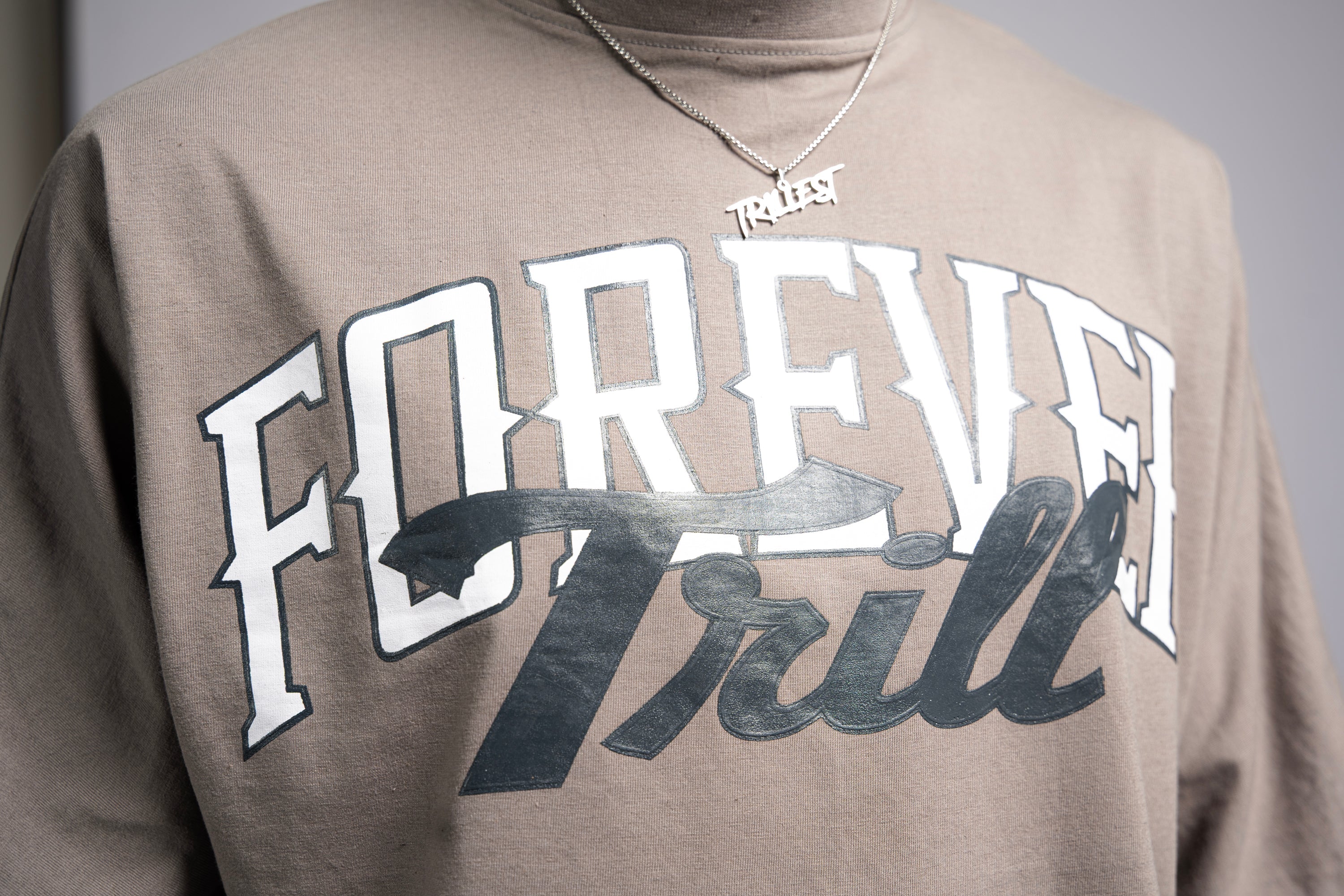Forever Trill T-Shirt - Gray (Oversized)
