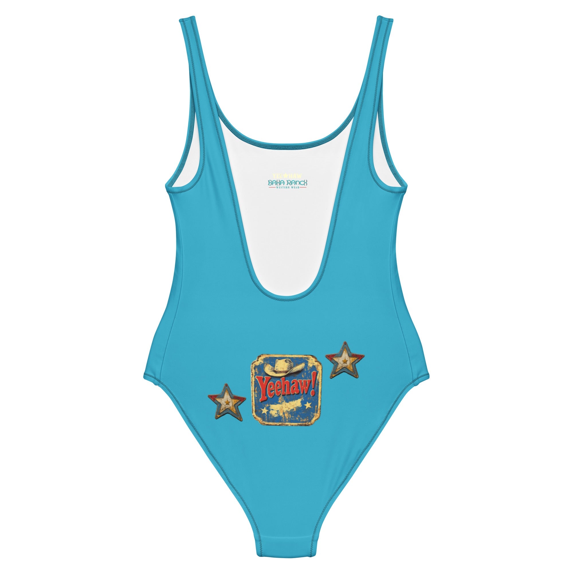 Yeehaw Vintage Cowgirl One-Piece Swimsuit