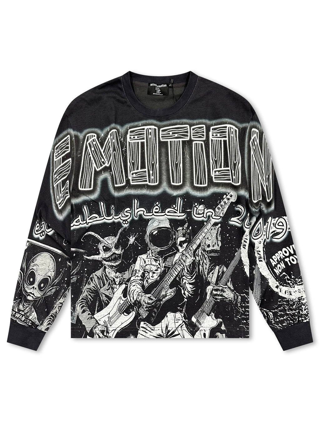 Mixed Emotion Astro Long Sleeve - Black