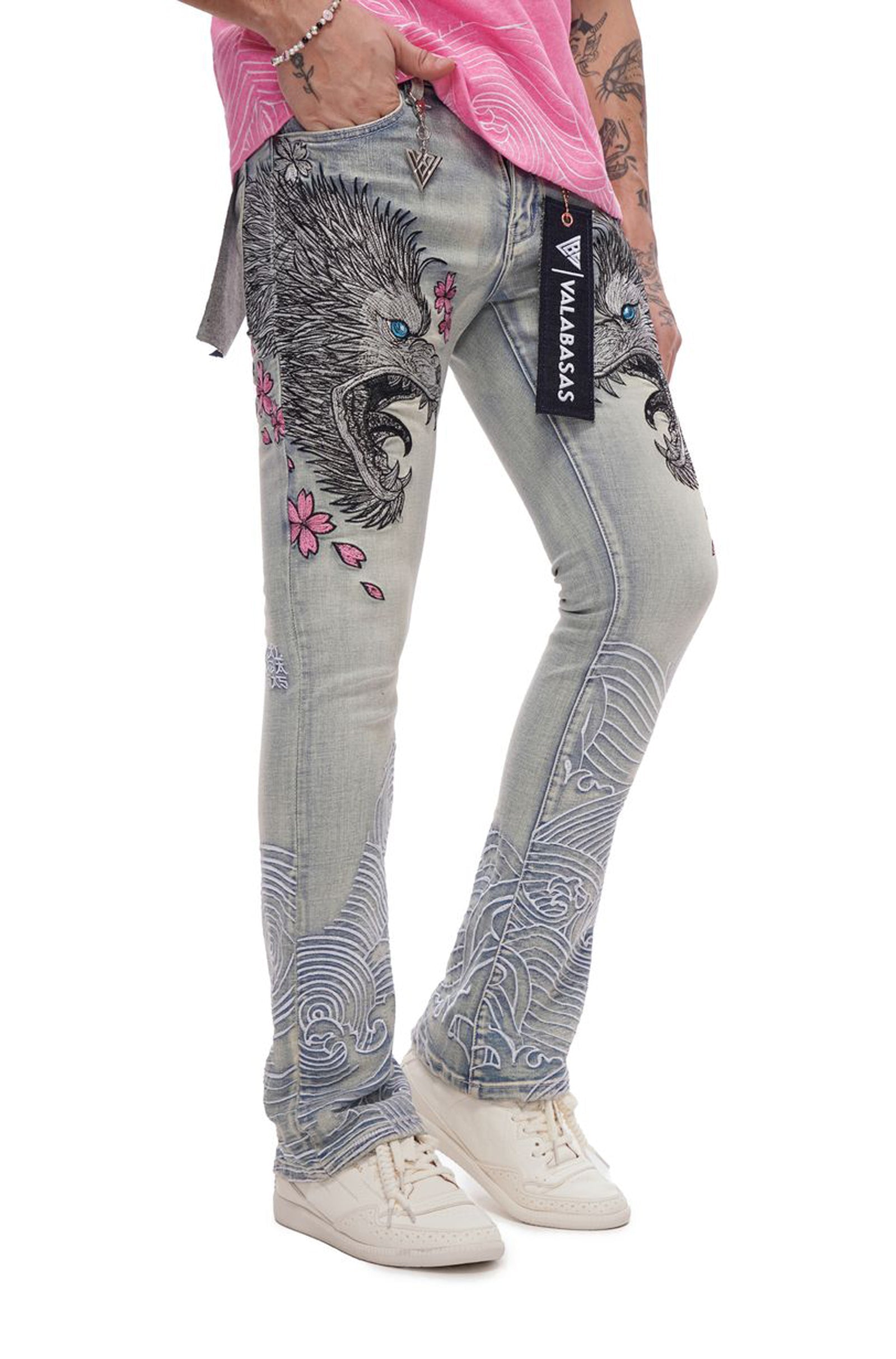 Valabasas Tenka Stacked Denim - Light Blue Wash