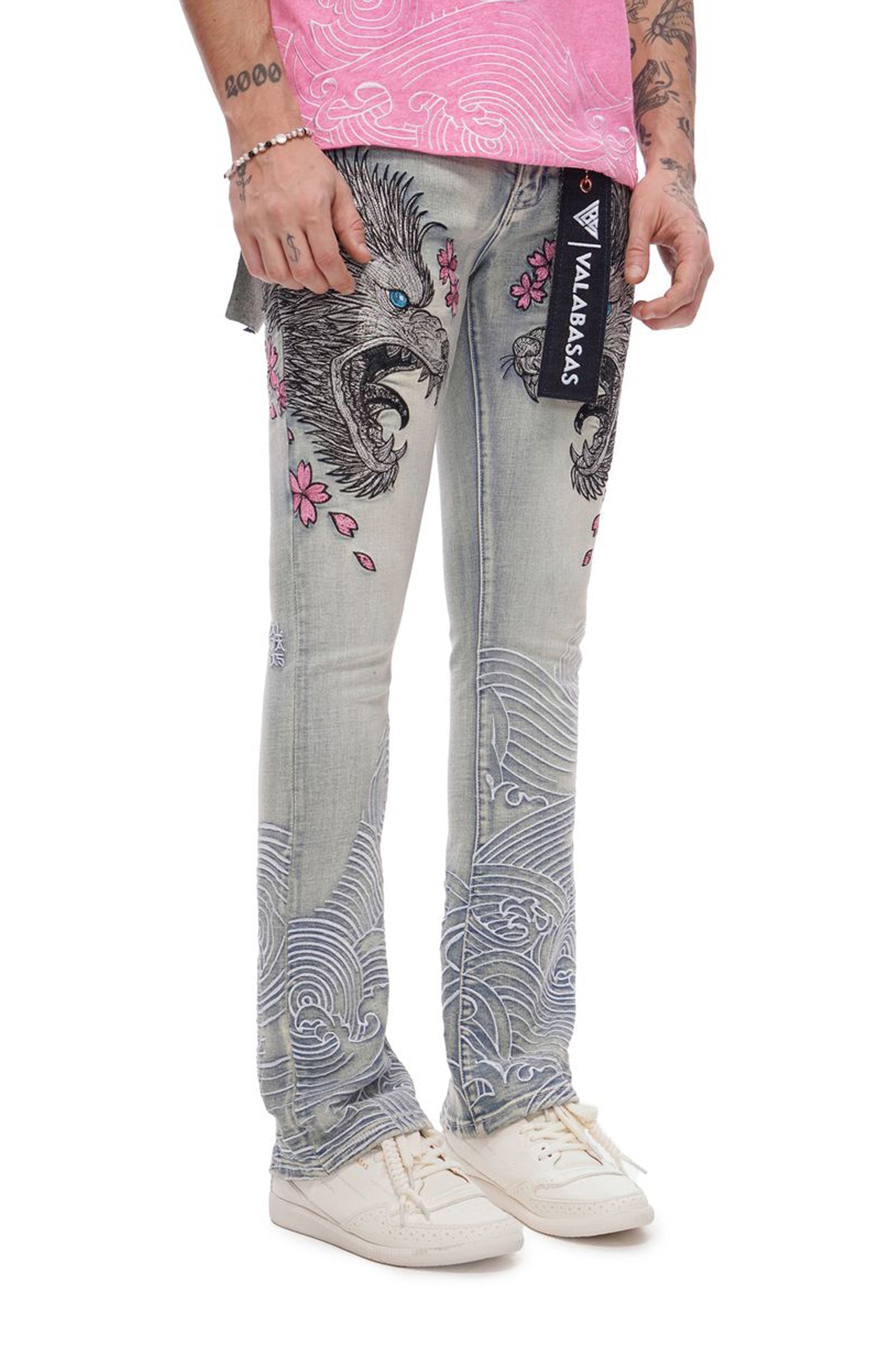 Valabasas Tenka Stacked Denim - Light Blue Wash