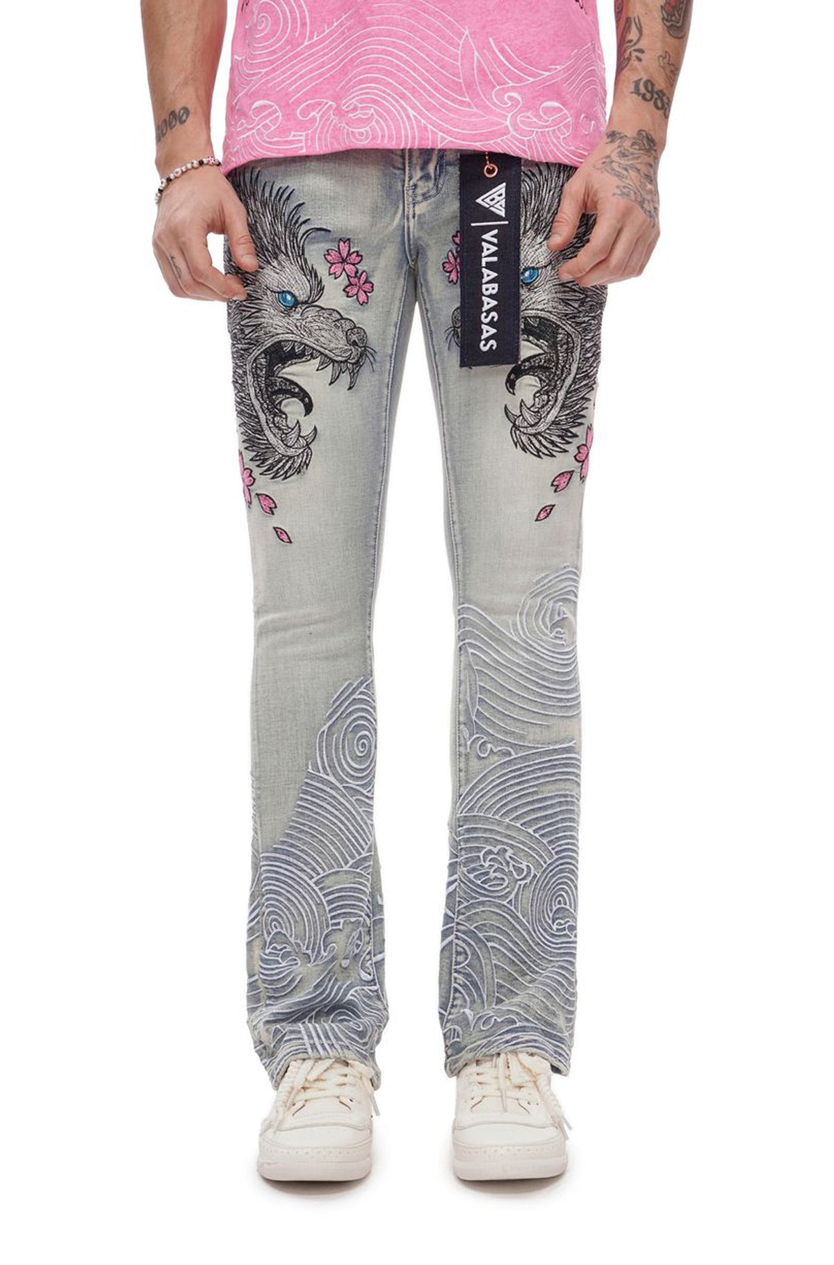 Valabasas Tenka Stacked Denim - Light Blue Wash