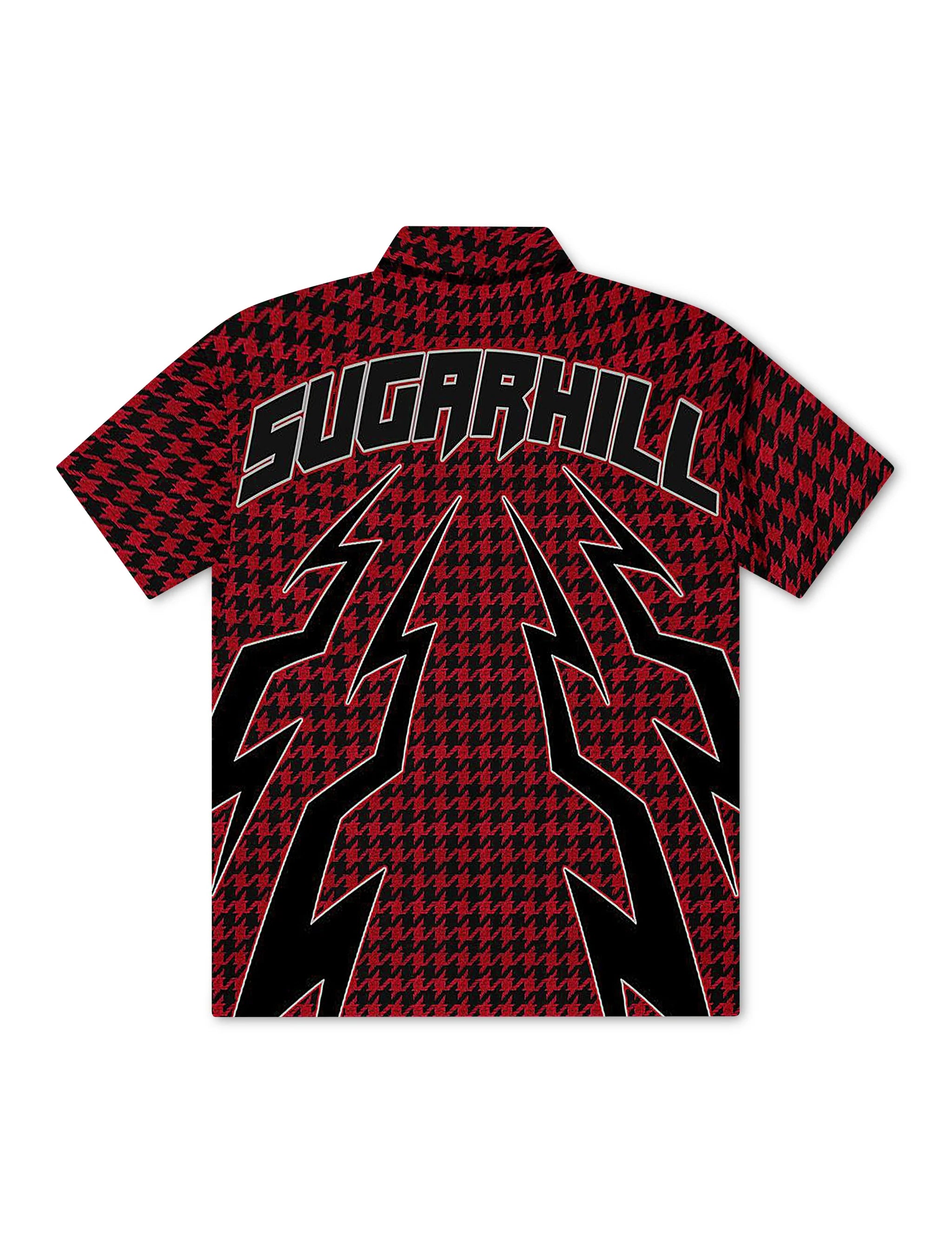 Sugarhill Blaster Work Shirt - Red Houndstooth