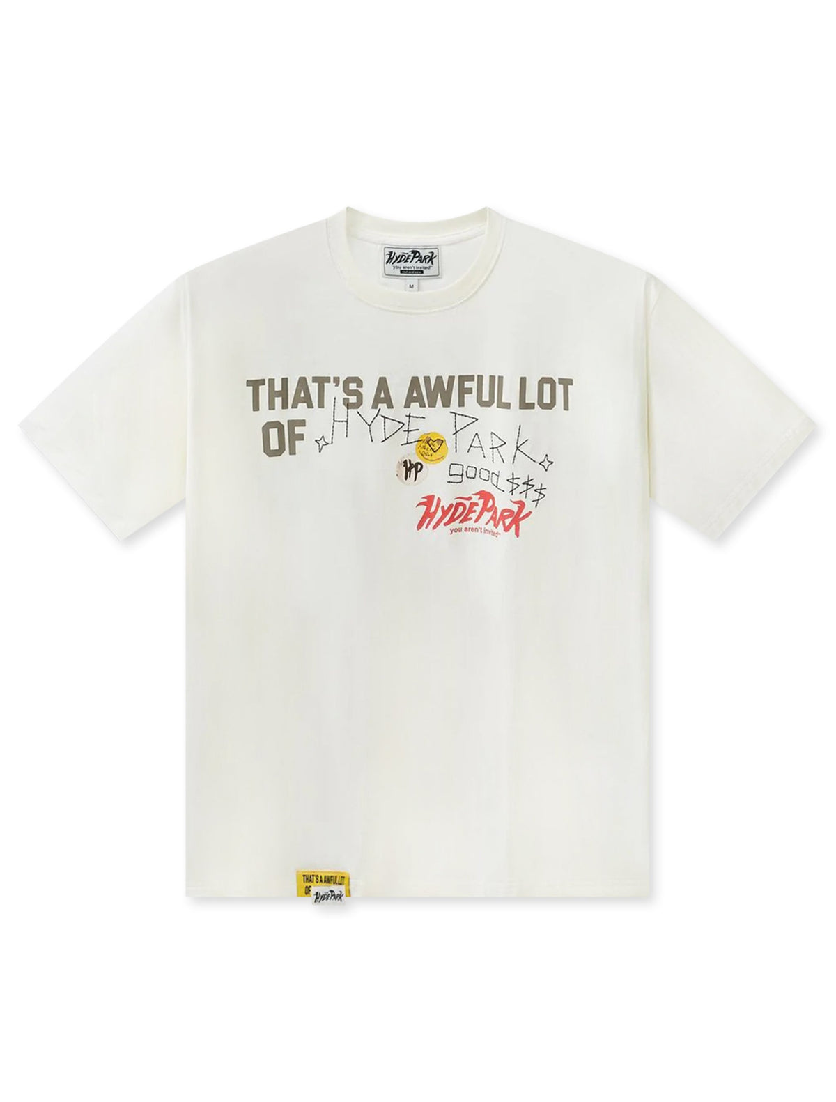 Hyde Park x ALOCS Stickered Up Tee - White