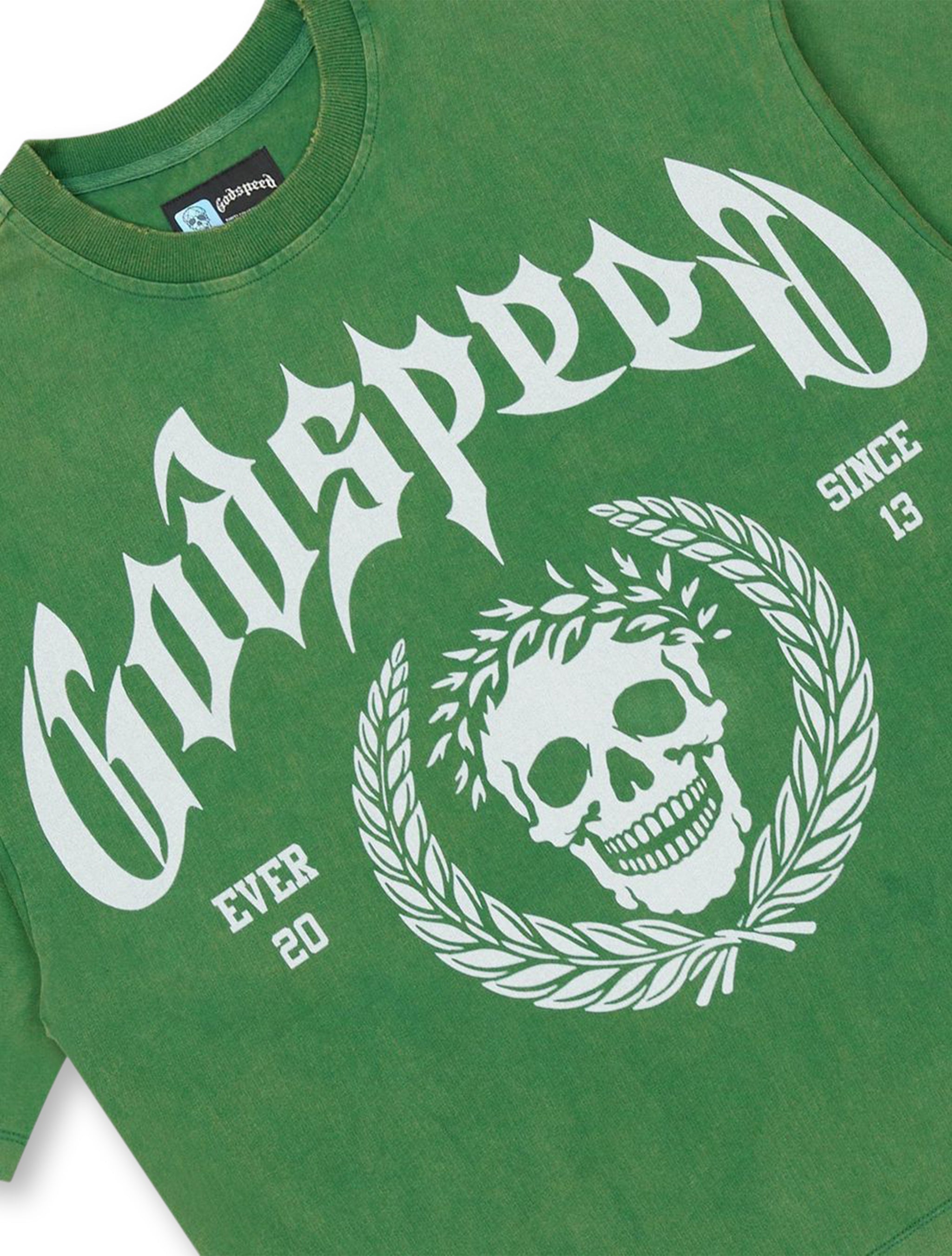 Godspeed Victor Crest Tee - Green