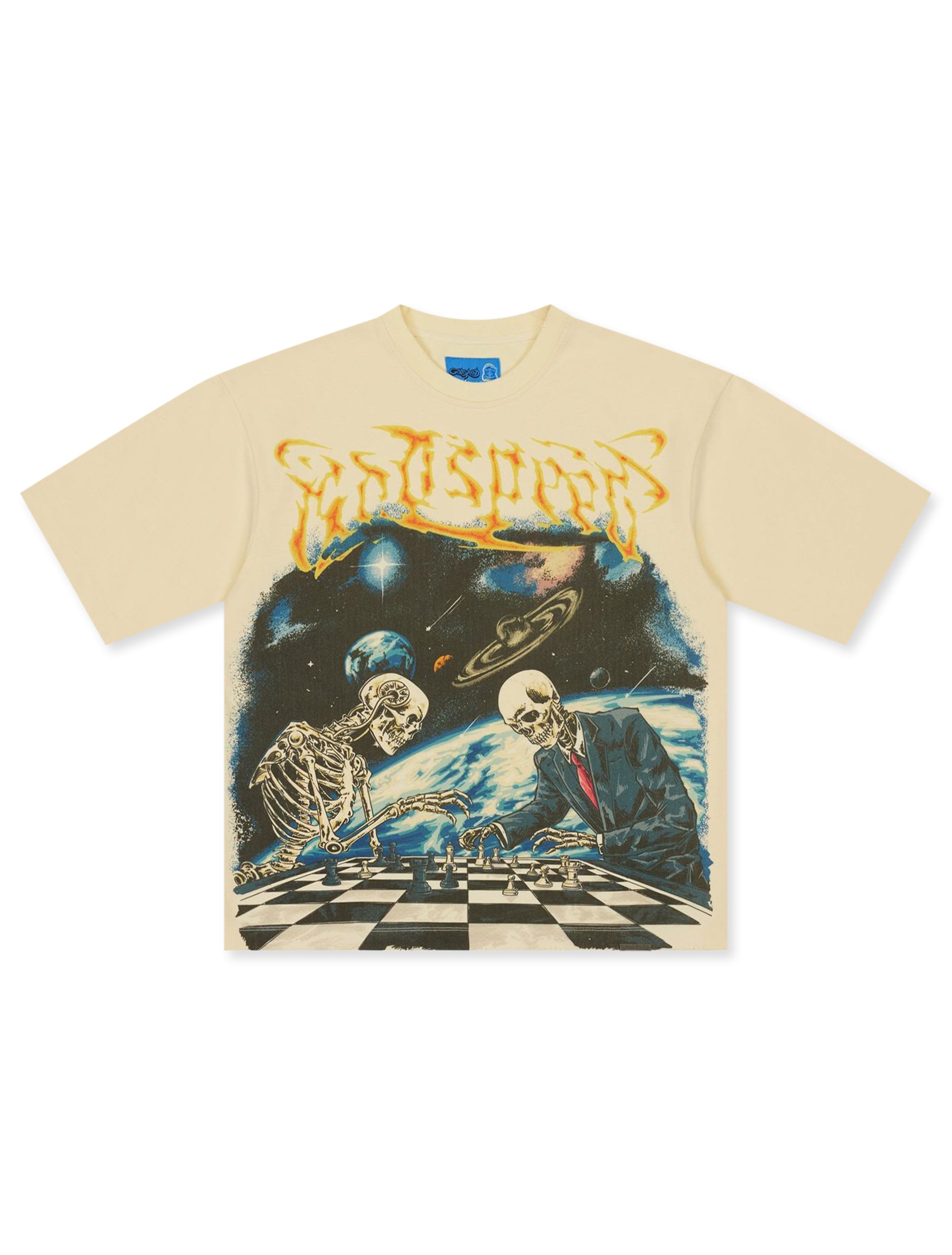 Godspeed Checkmate II Boxy Tee - Bone