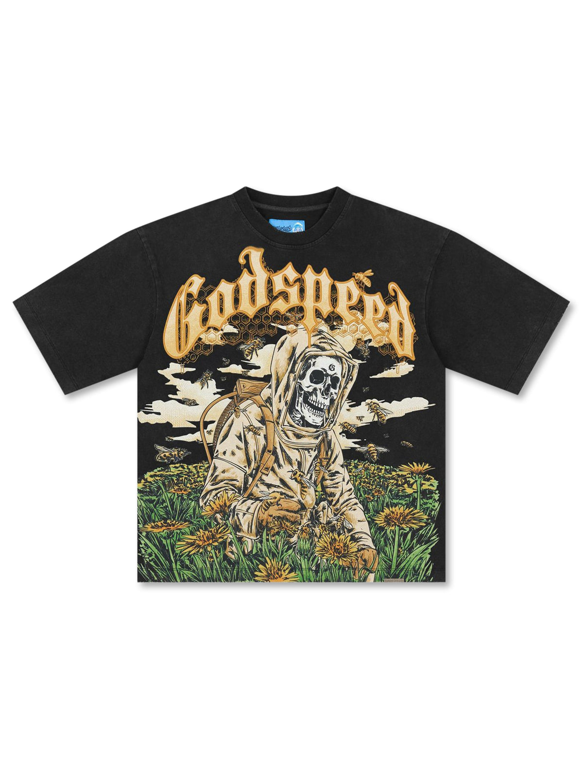 Godspeed Save the Bees II Boxy Tee - Black