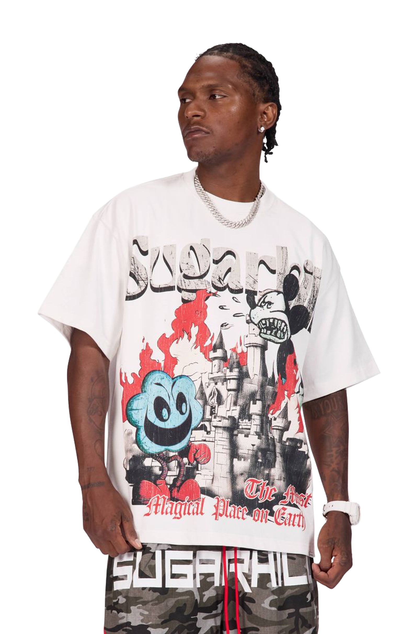 Sugarhill Story Time Tee - White
