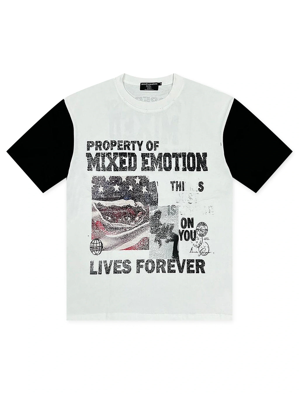 Mixed Emotion Property Tee - White