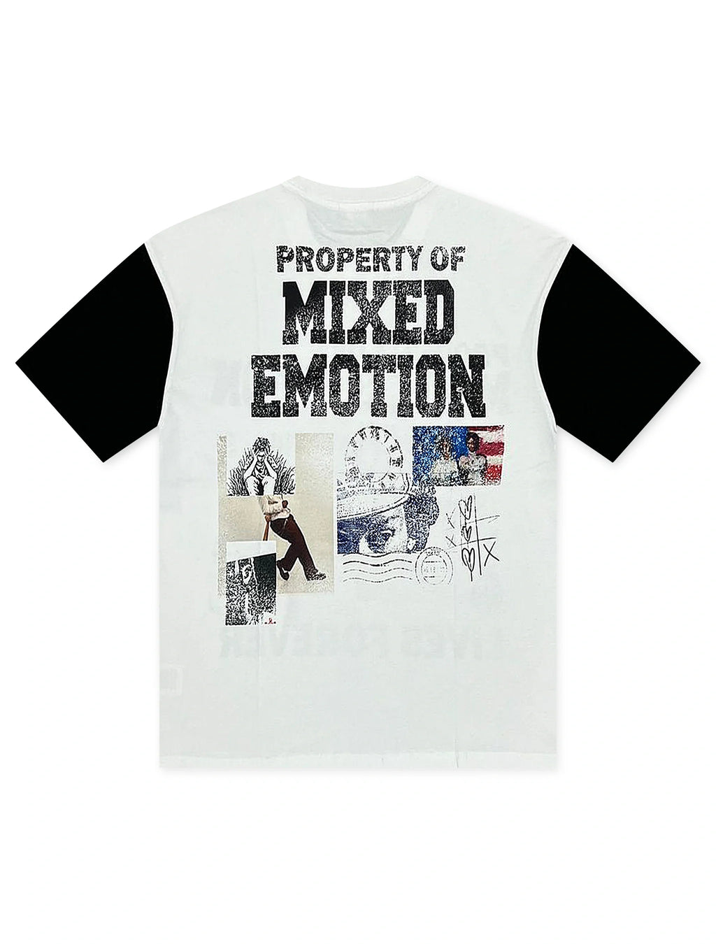 Mixed Emotion Property Tee - White