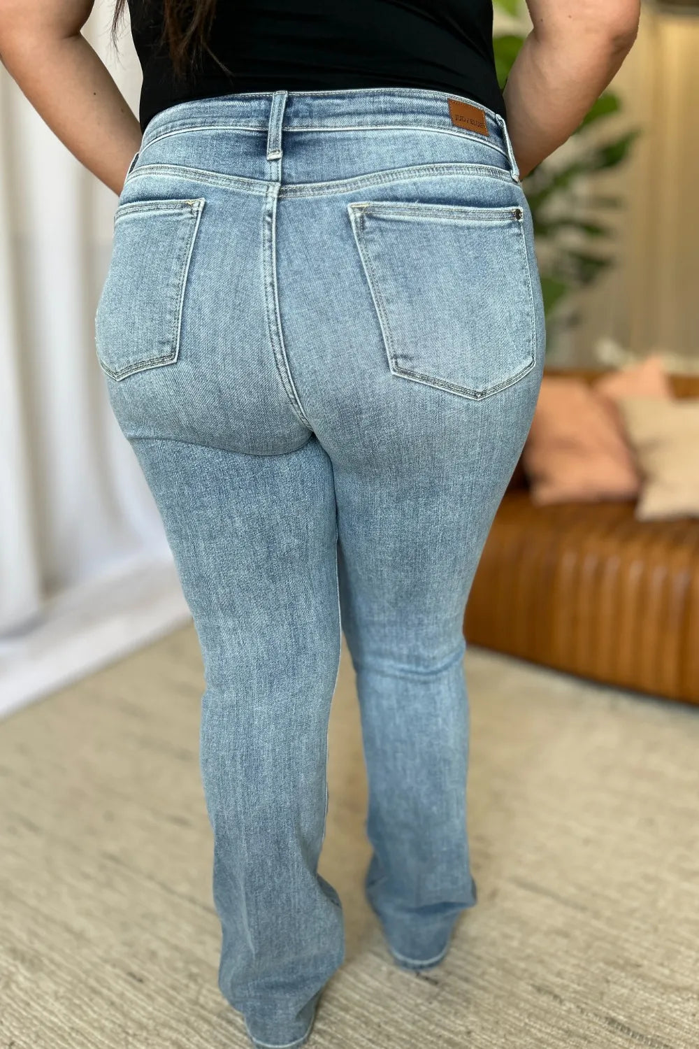 Garden Naked Judy Blue Full Size Medium Rise Bootcut Jeans