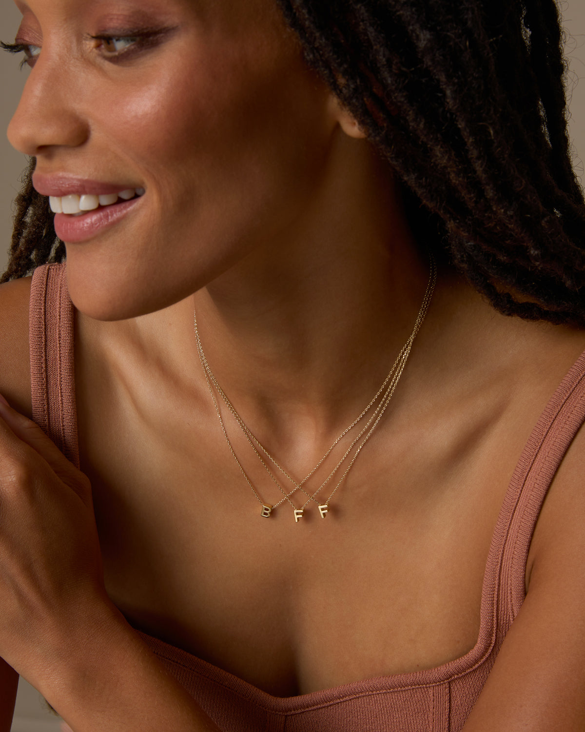 Just For You Initial Necklace — Q