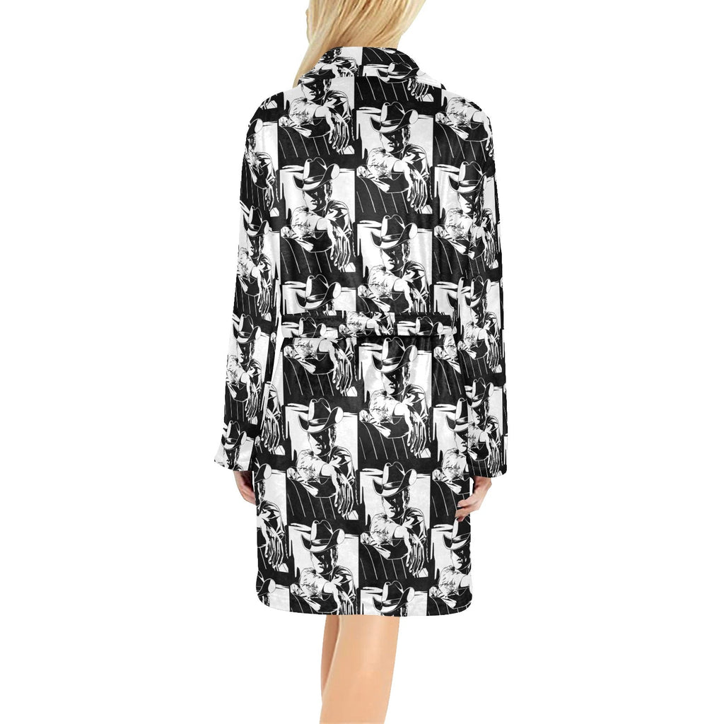 Cowboy Robe Black White Cowboy Bath Robe By Baha Ranch Western Wear | ArdenWear