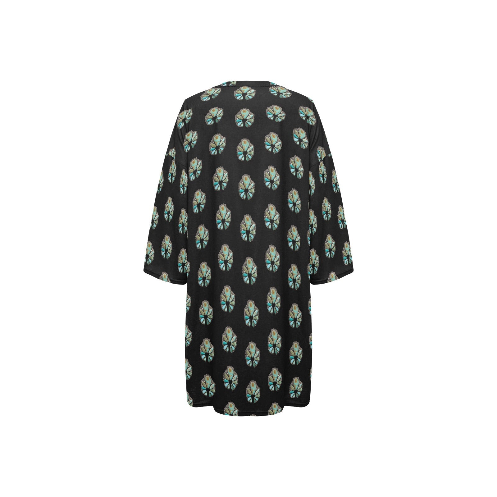 Turquoise Naja Oversized Sleep Shirt