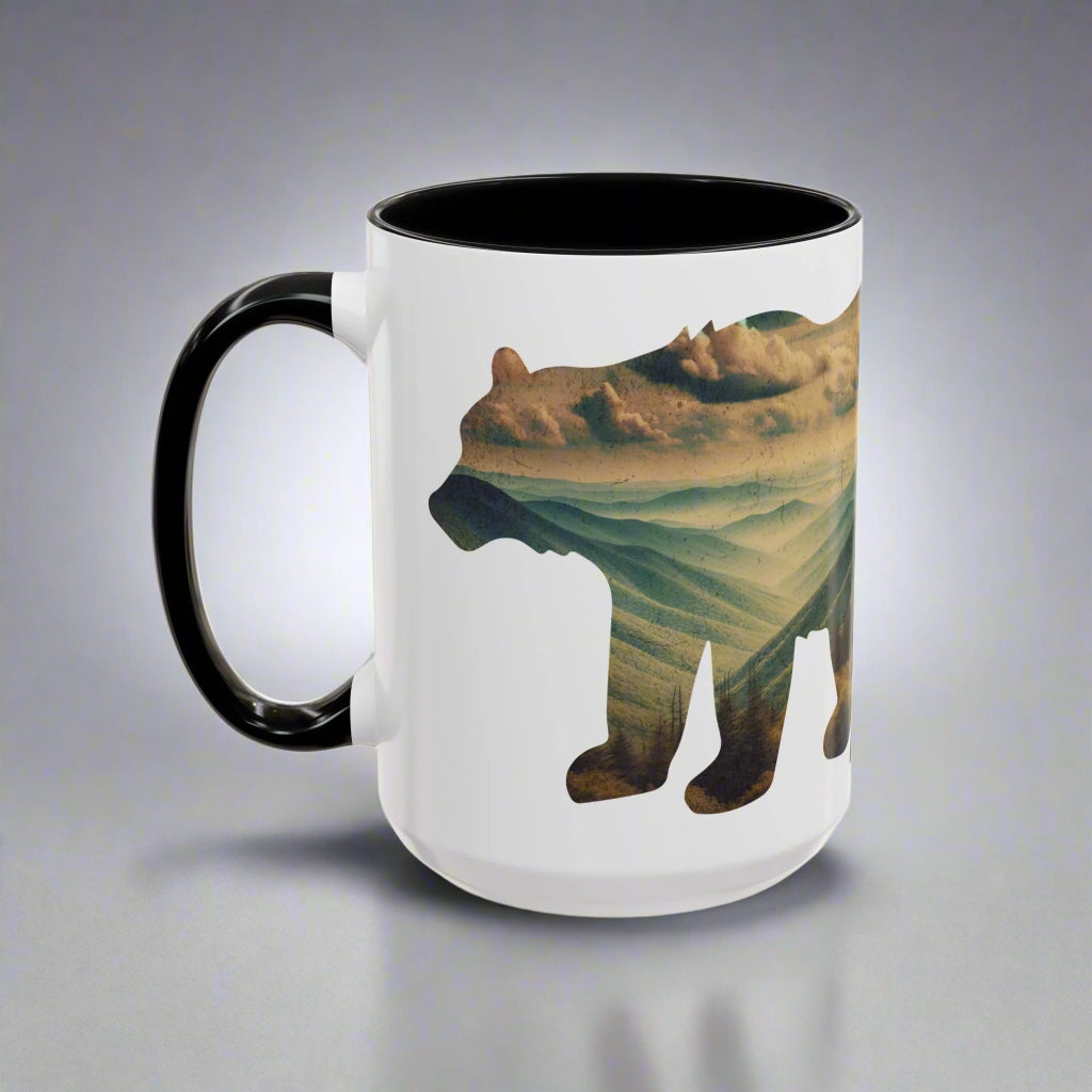 Great Smoky Mountains National Park Colored Coffee Mug 11oz 15oz Bear Cup