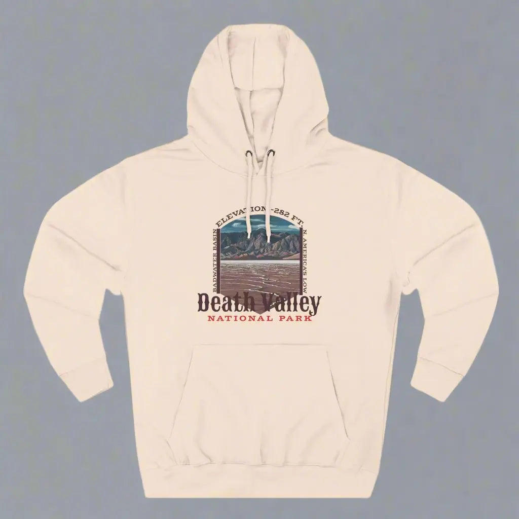Death Valley National Park  Unisex Fit Fleece Hoodie Badwater Basin