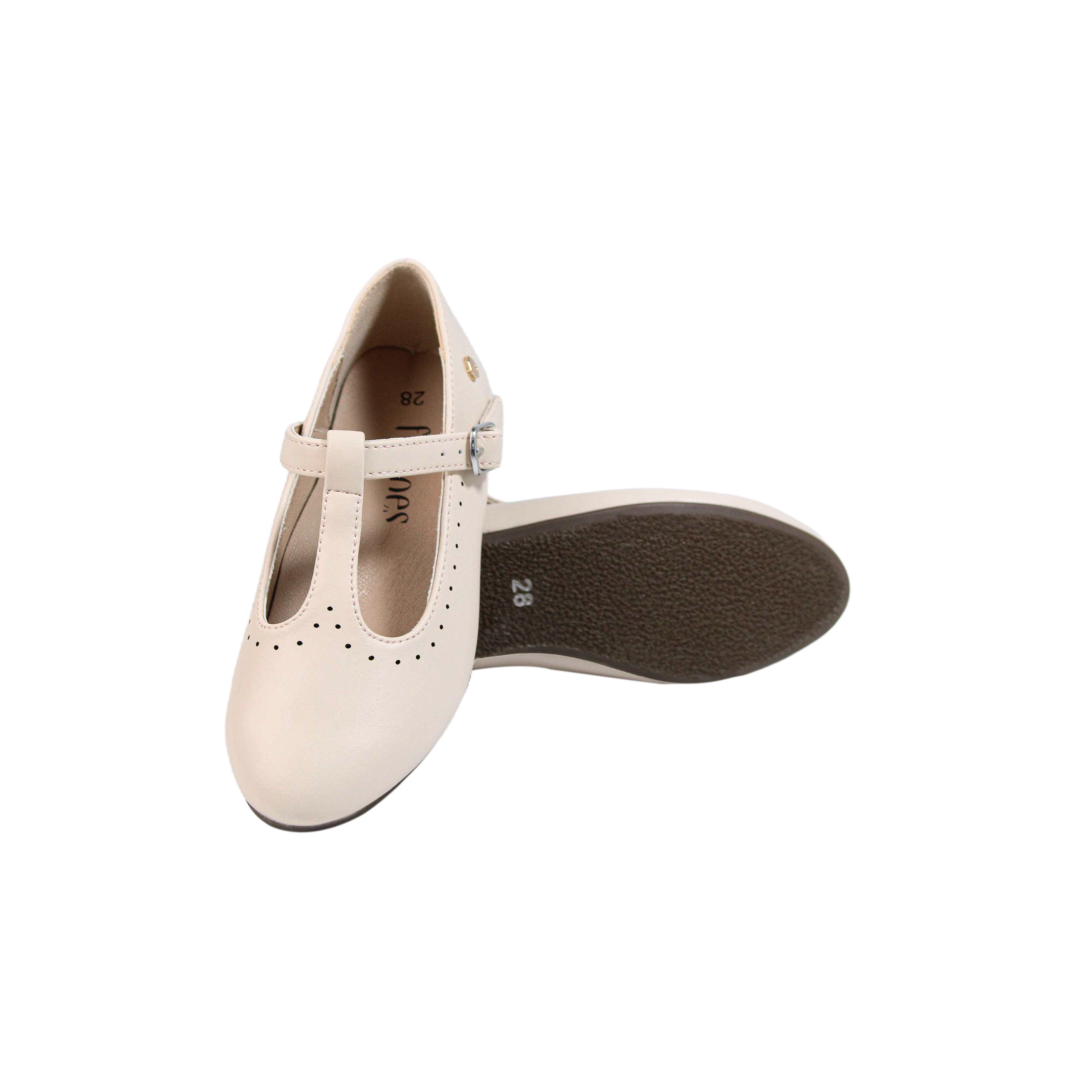 Beige Leather