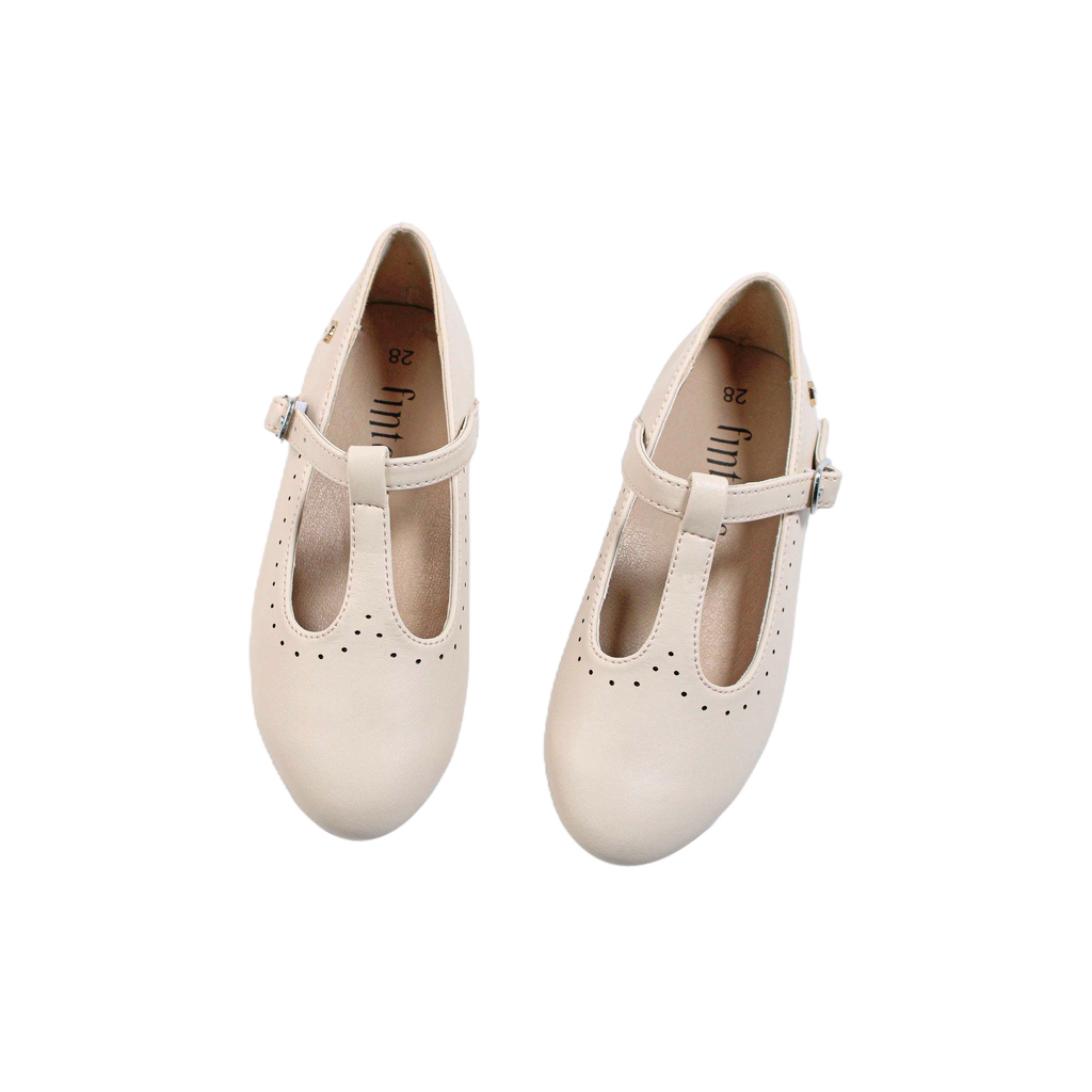 Beige Leather