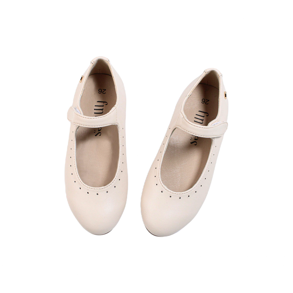 Beige Leather