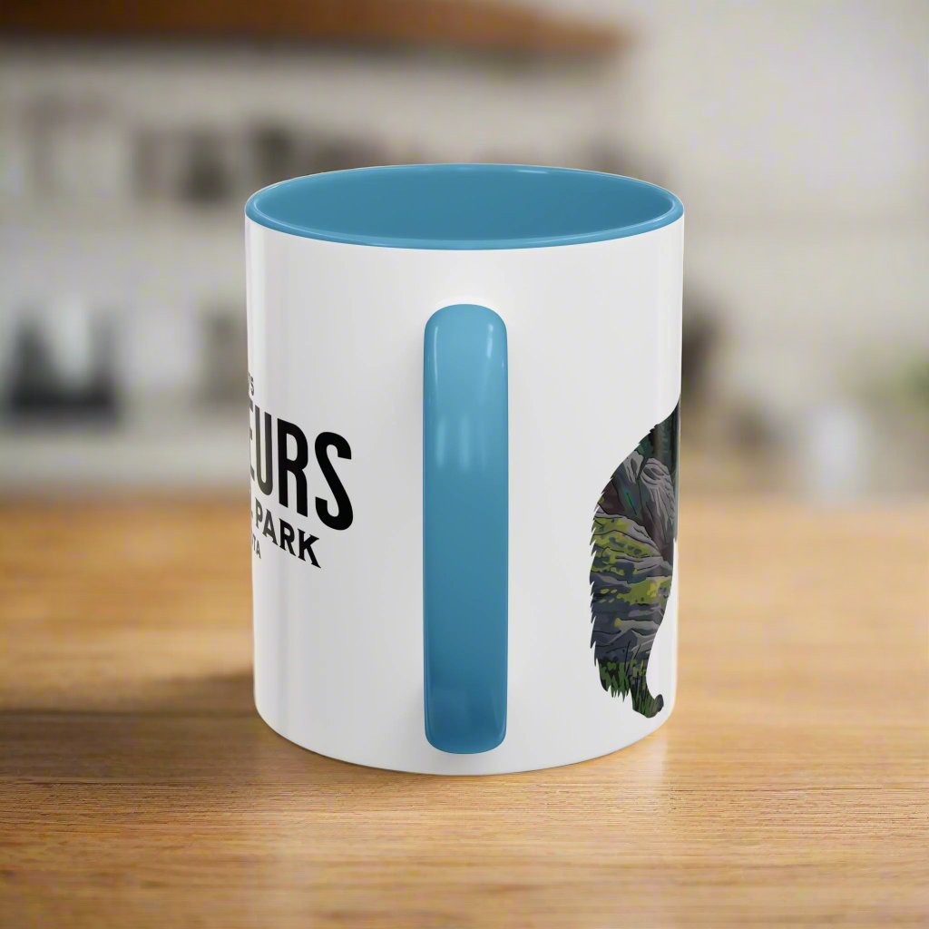 Voyageurs National Park Accent Coffee Mug 11oz 15oz Minnesota Wolf