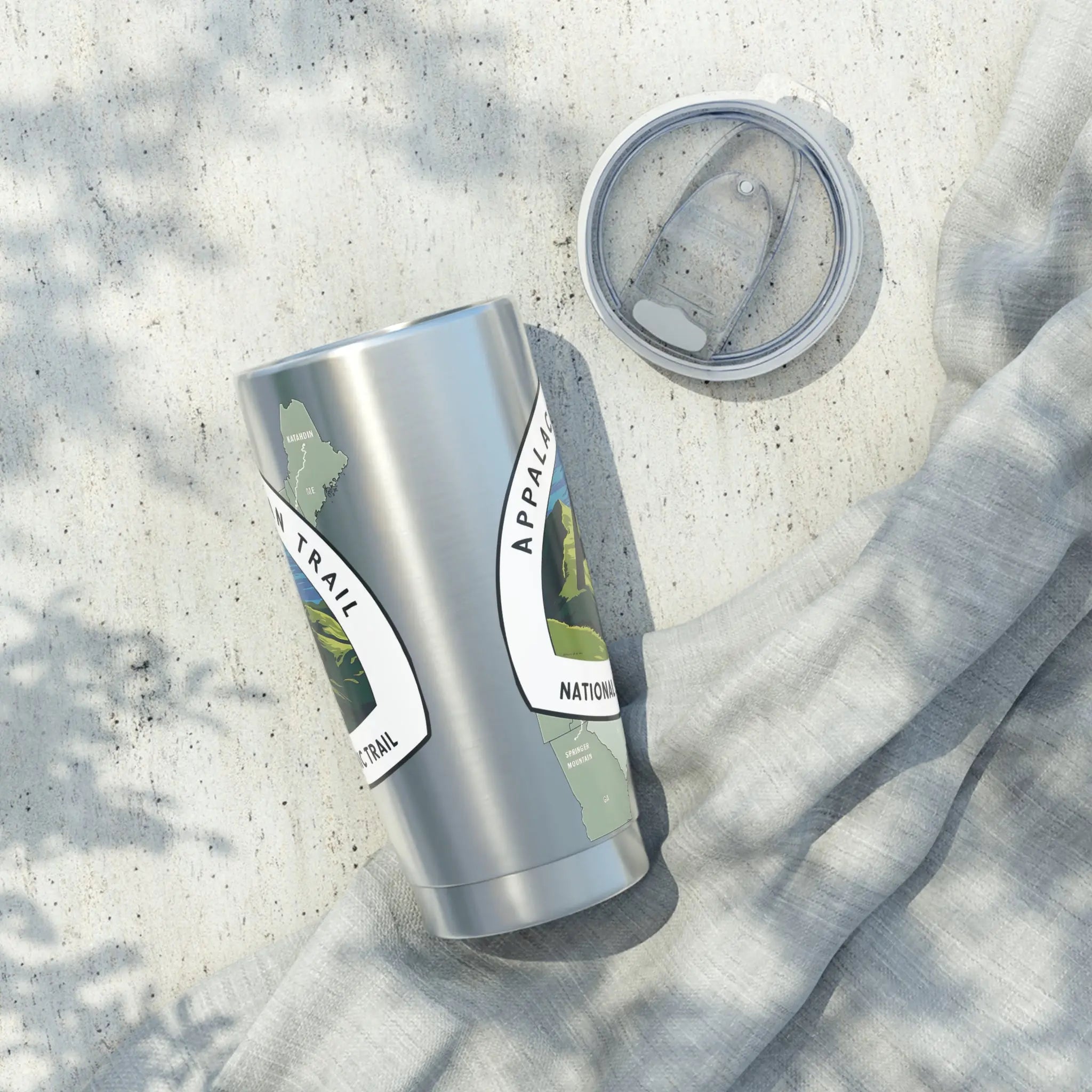 Appalachian Trail Insulated 20oz Tumbler Map Logo