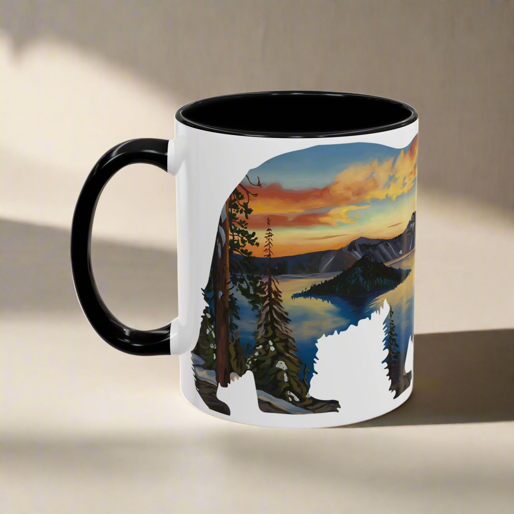 Crater Lake Accent Coffee Mug 11oz 15oz National Park Oregon