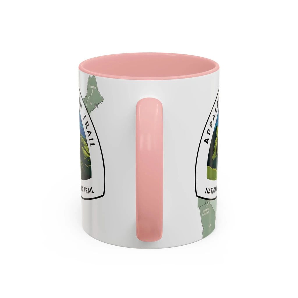 Appalachian National Scenic Trail Accent Coffee Mug 11oz 15oz Blue Black Pink Red