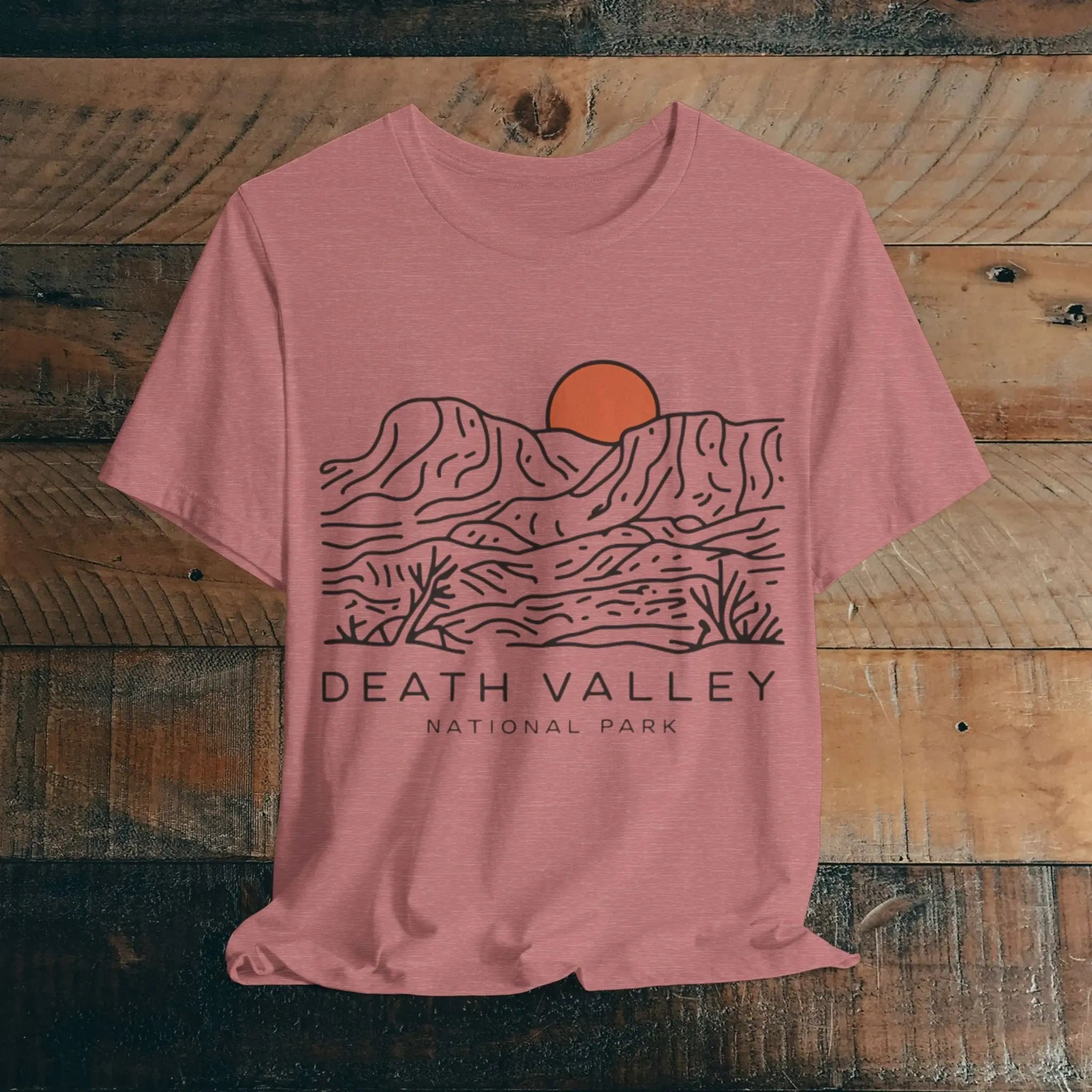 Death Valley National Park Desert Lines Unisex Fit Soft T-Shirt