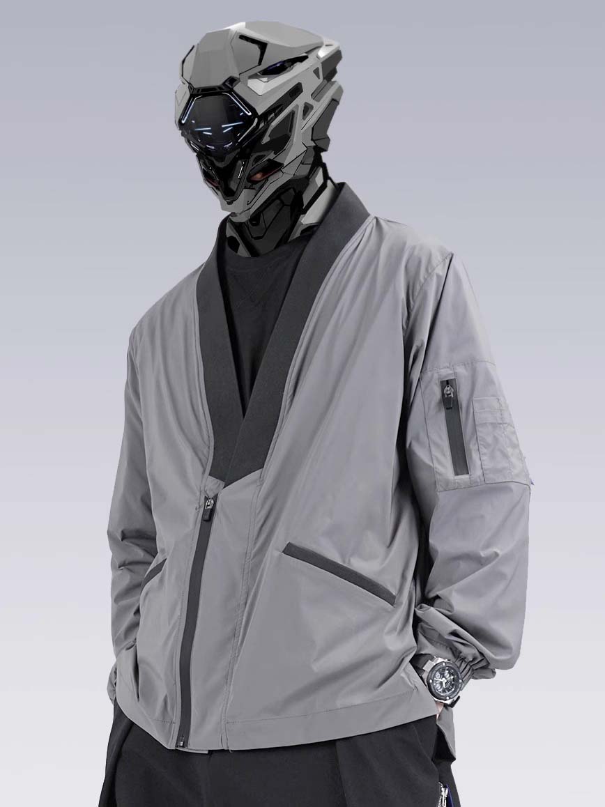 APT2809 Grey Kimono Shirt