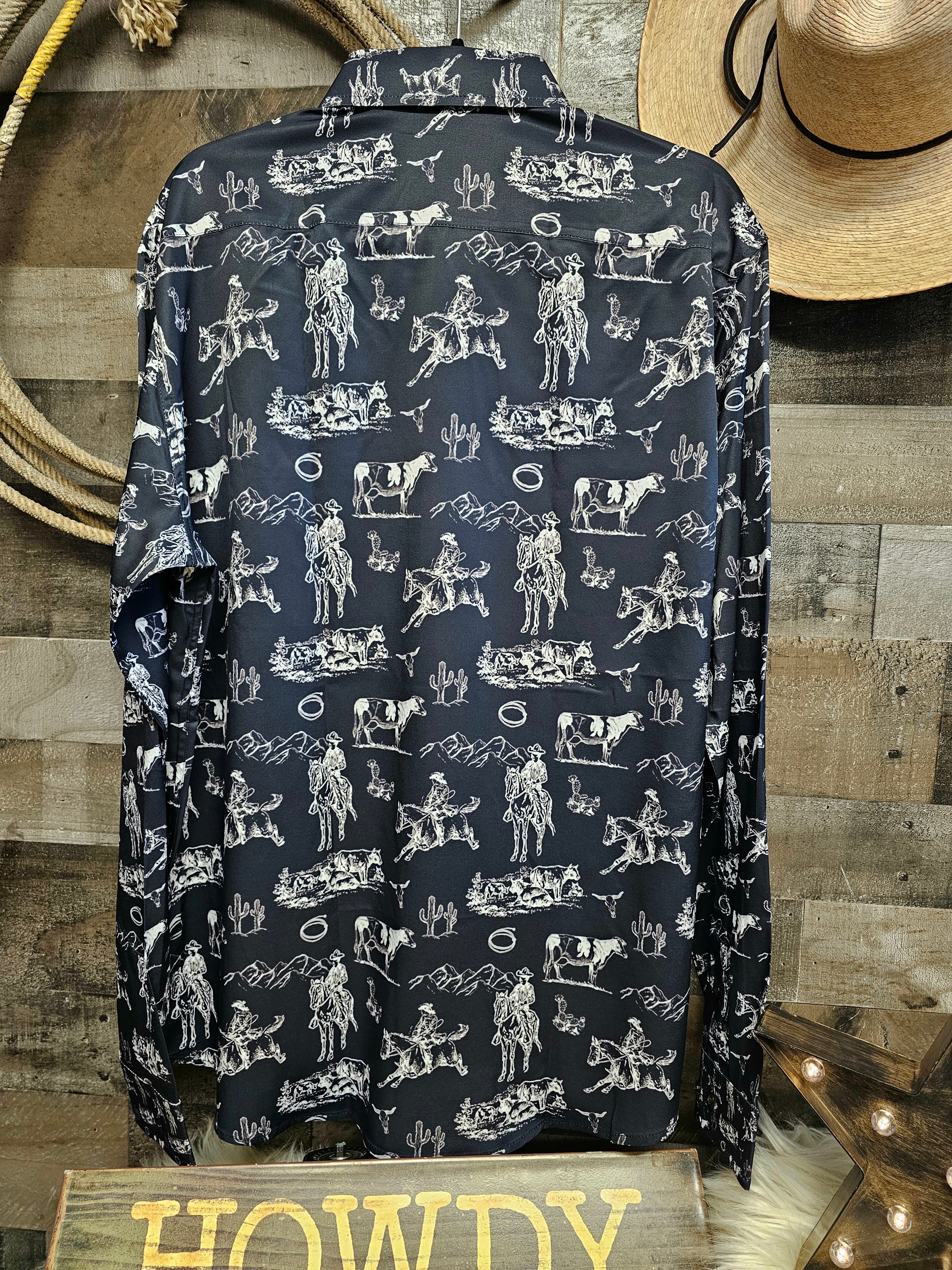 Ranch Life Unisex Western Button Up Shirt