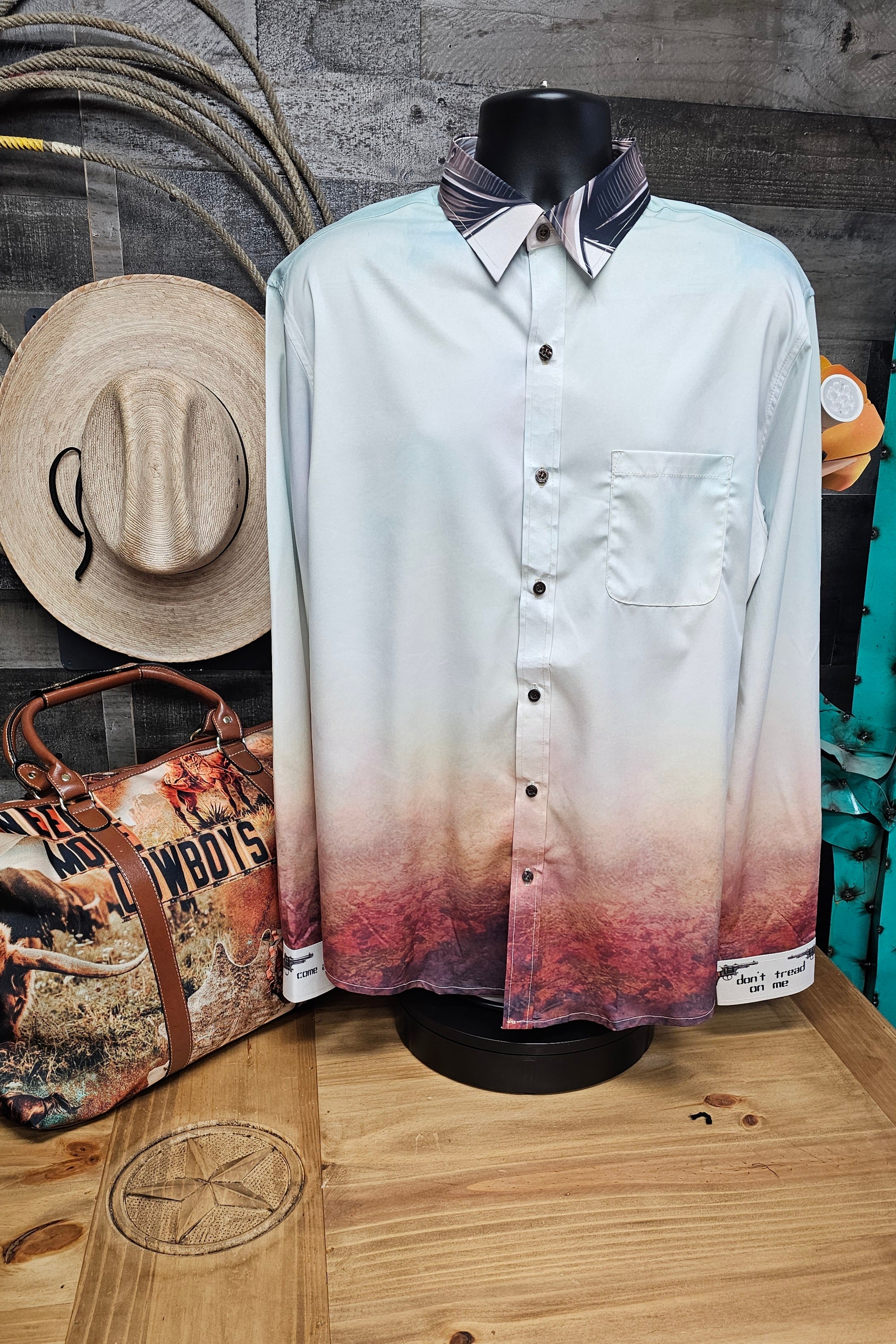 Rebel Cowboy 2A Arena Button Up Shirt