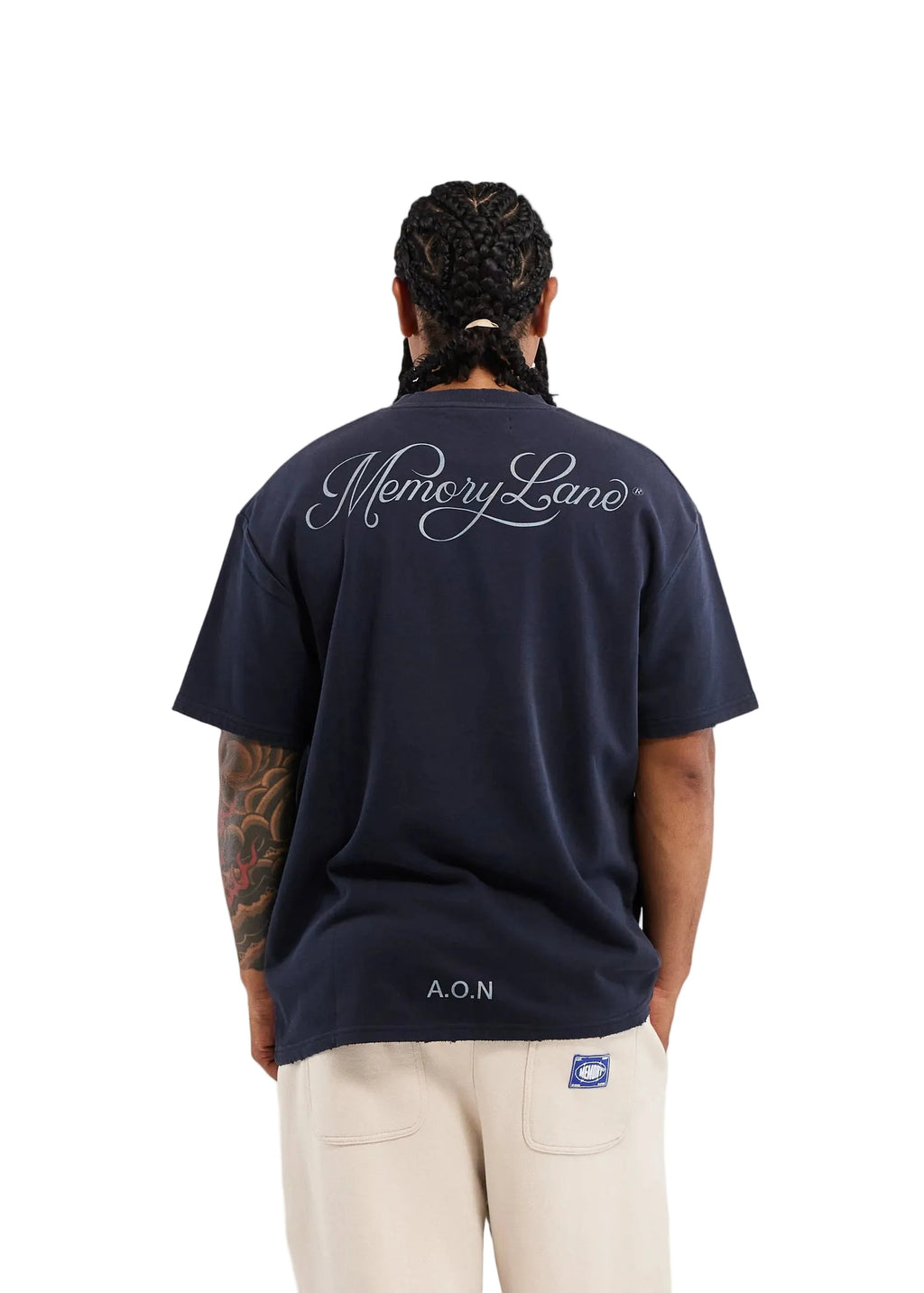 Lane Monogram Memory Lane Monogram Embossed Tee - Vintage Black By Denim Exchange ...
