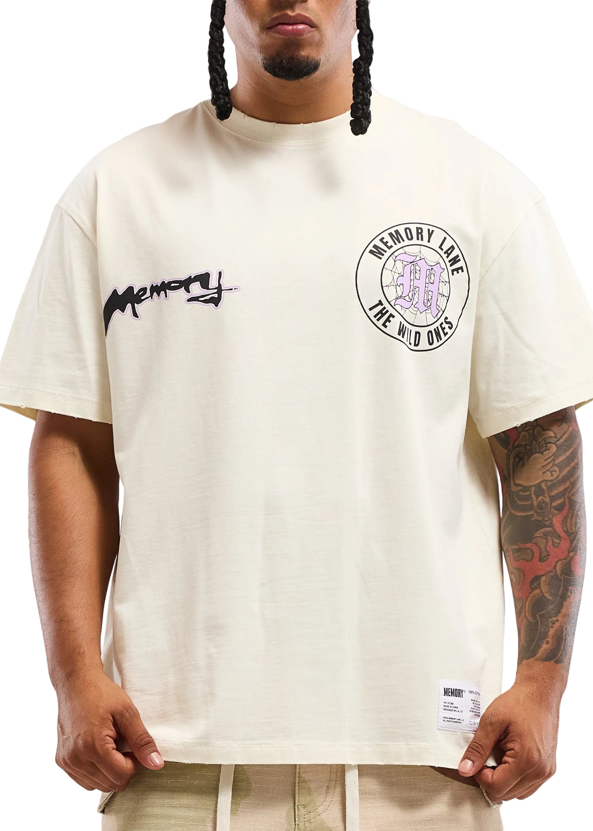 Memory Lane Wild Ones Tee - Off White
