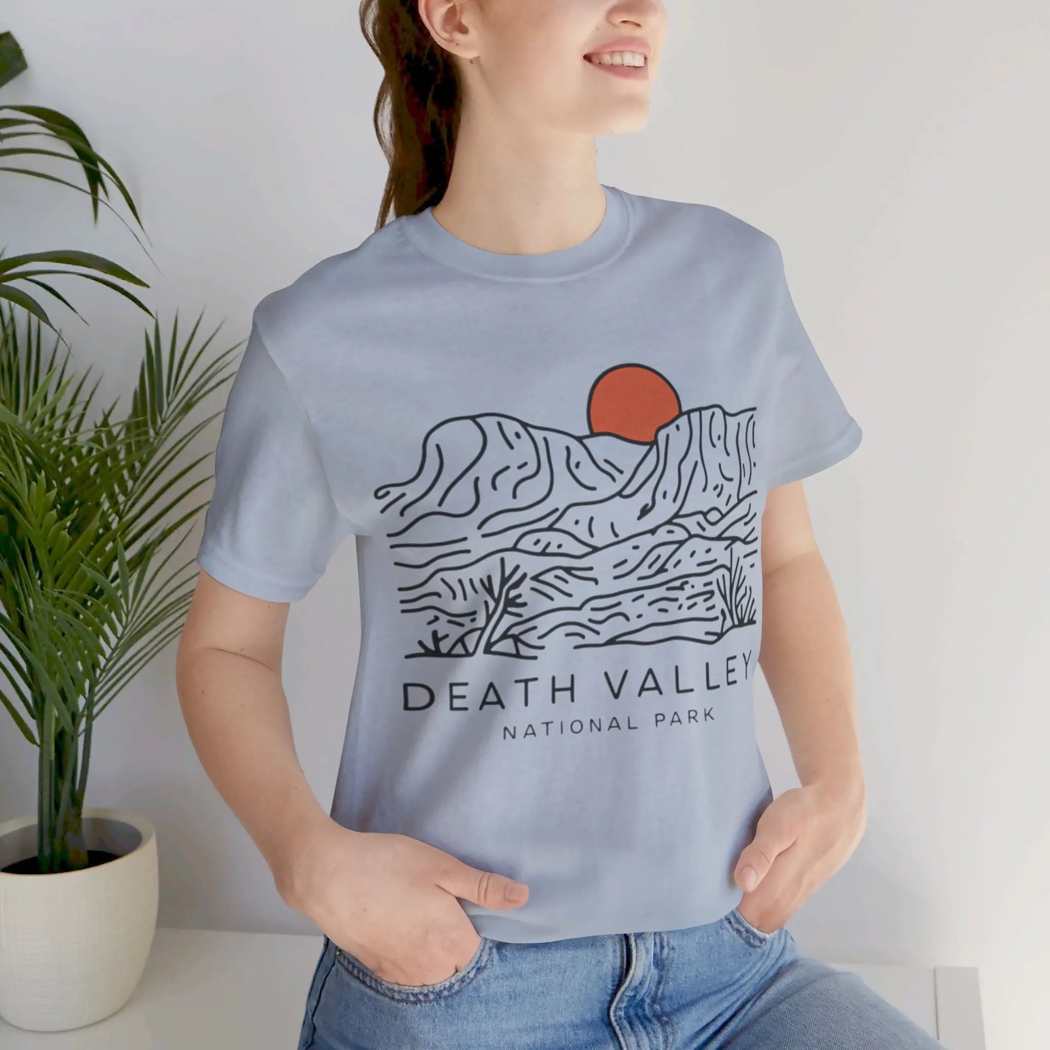 Death Valley National Park Desert Lines Unisex Fit Soft T-Shirt