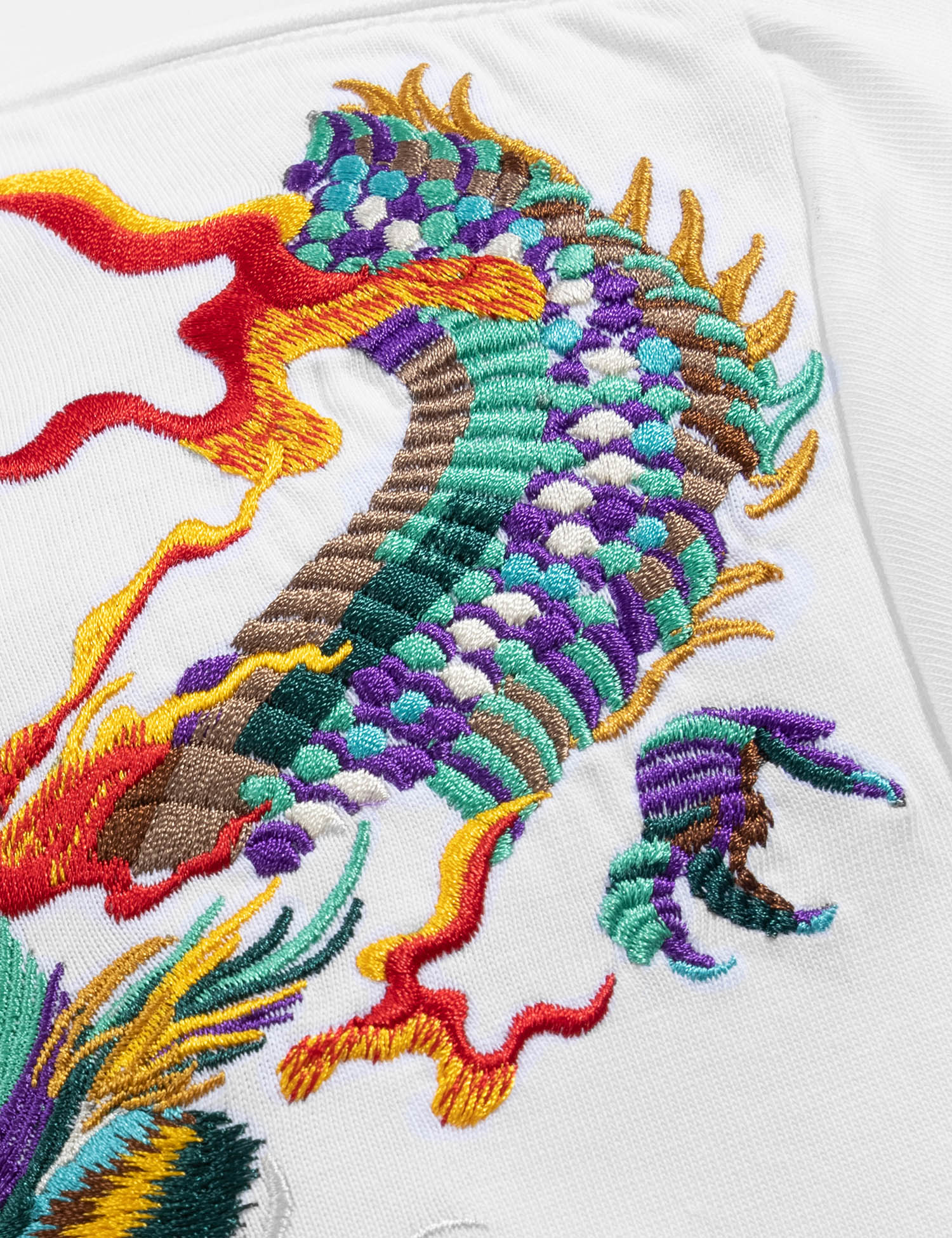 KH727 Flying Dragons Embroidery Tee