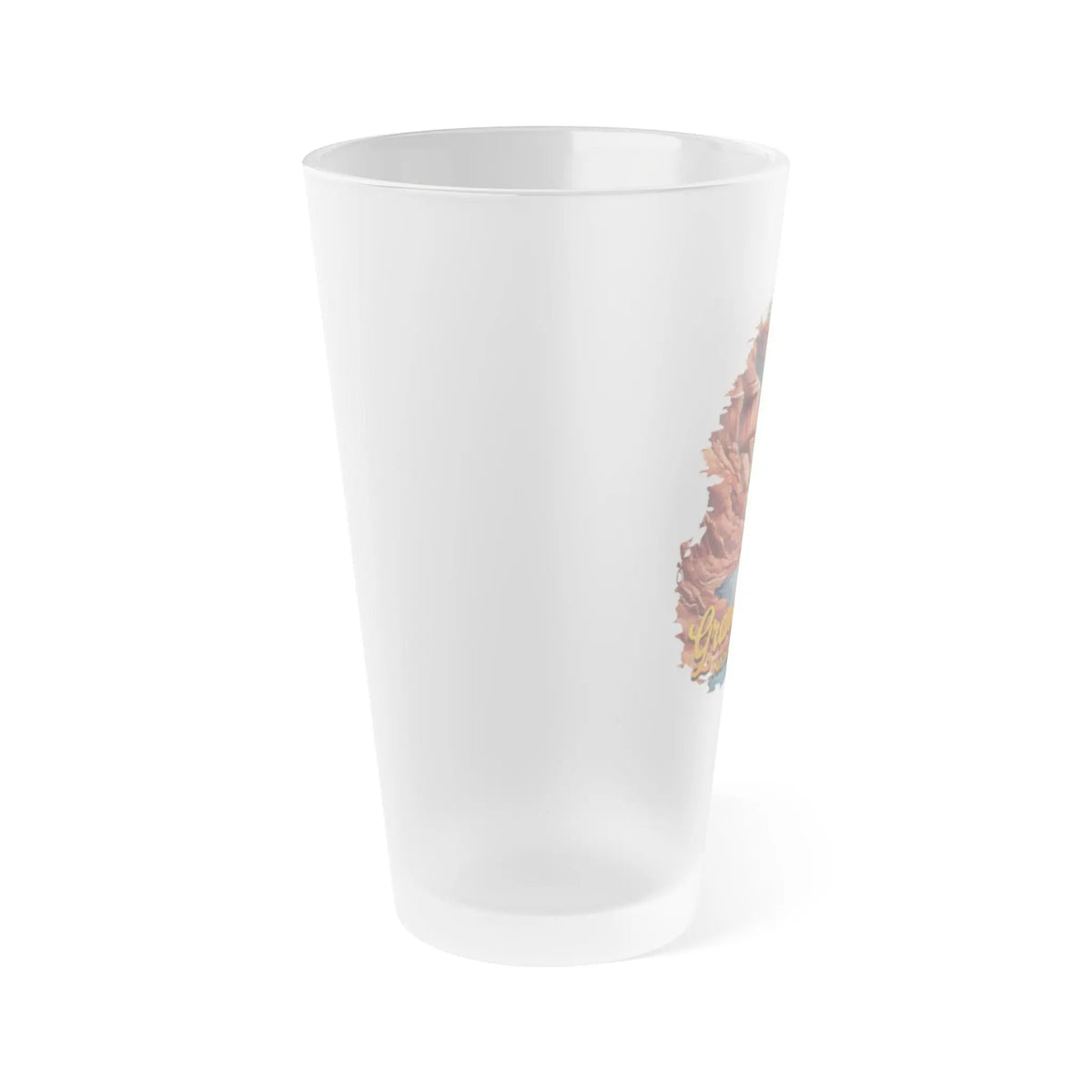 Grand Canyon National Park Frosted Pint Glass 16oz Distressed River Graphic