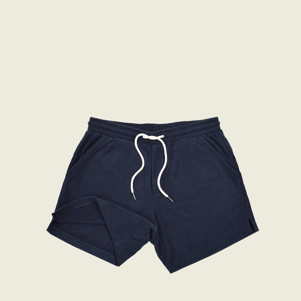 Navy Toweling Terry Short