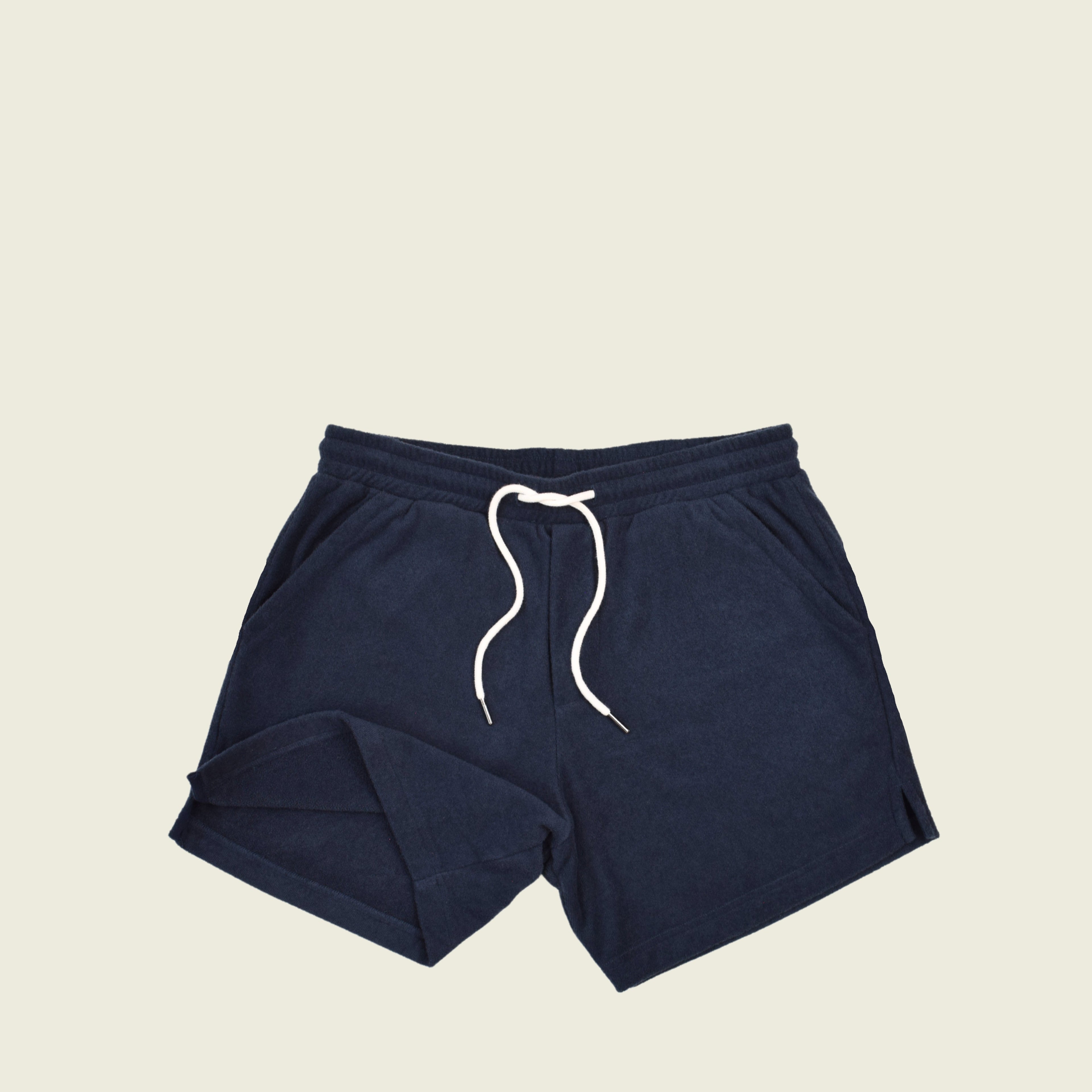 Navy Toweling Terry Short