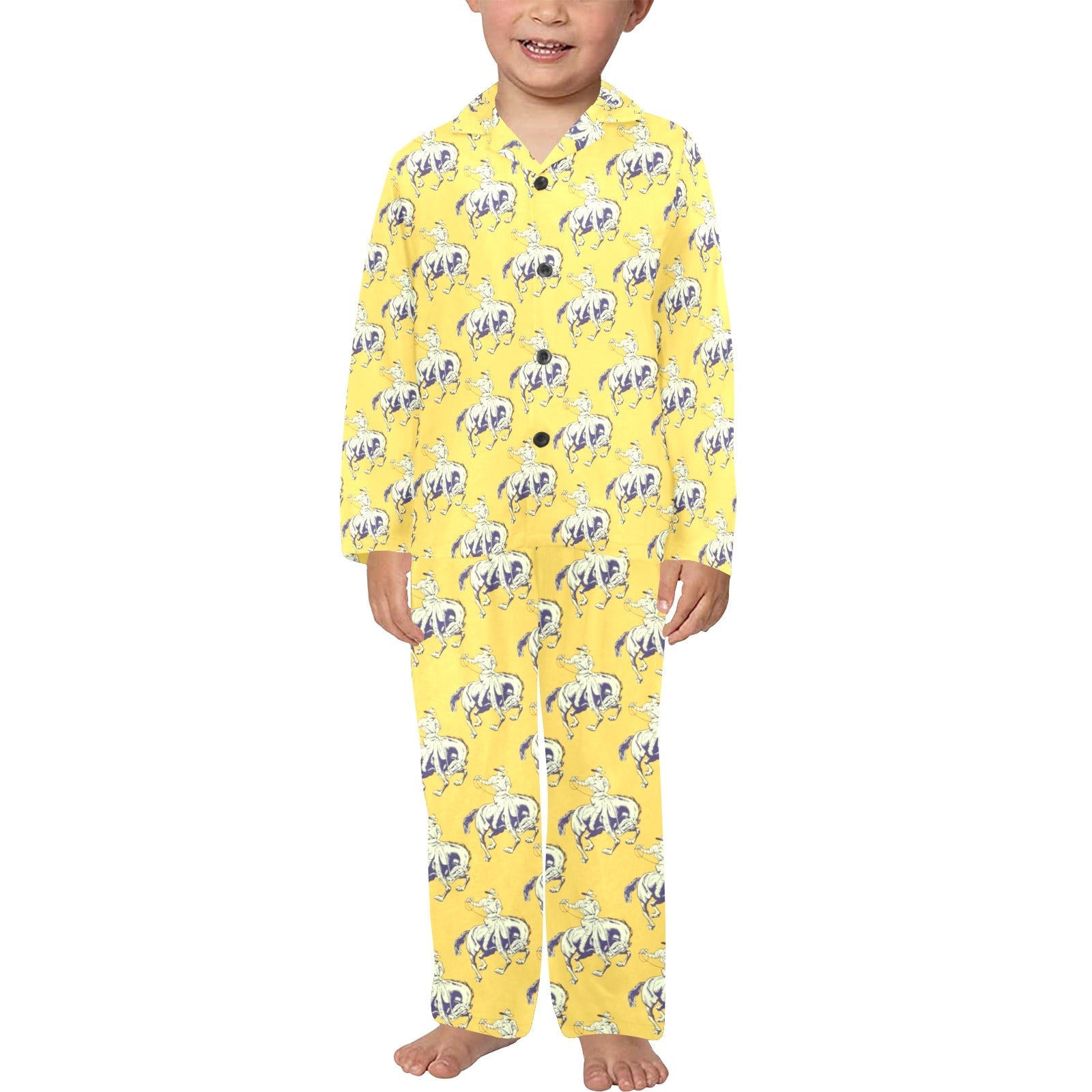 Vintage Rodeo Boy's Western Pajama Set