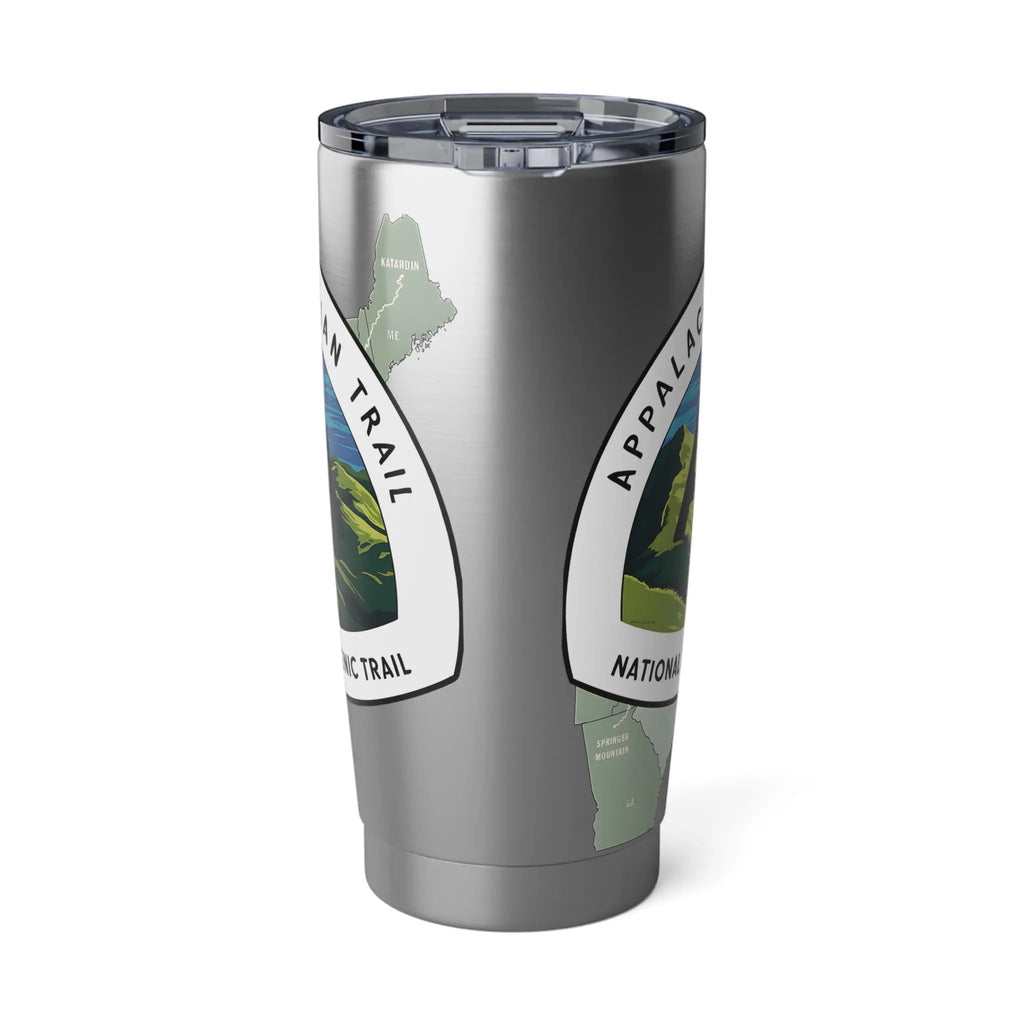 Appalachian Trail Insulated 20oz Tumbler Map Logo