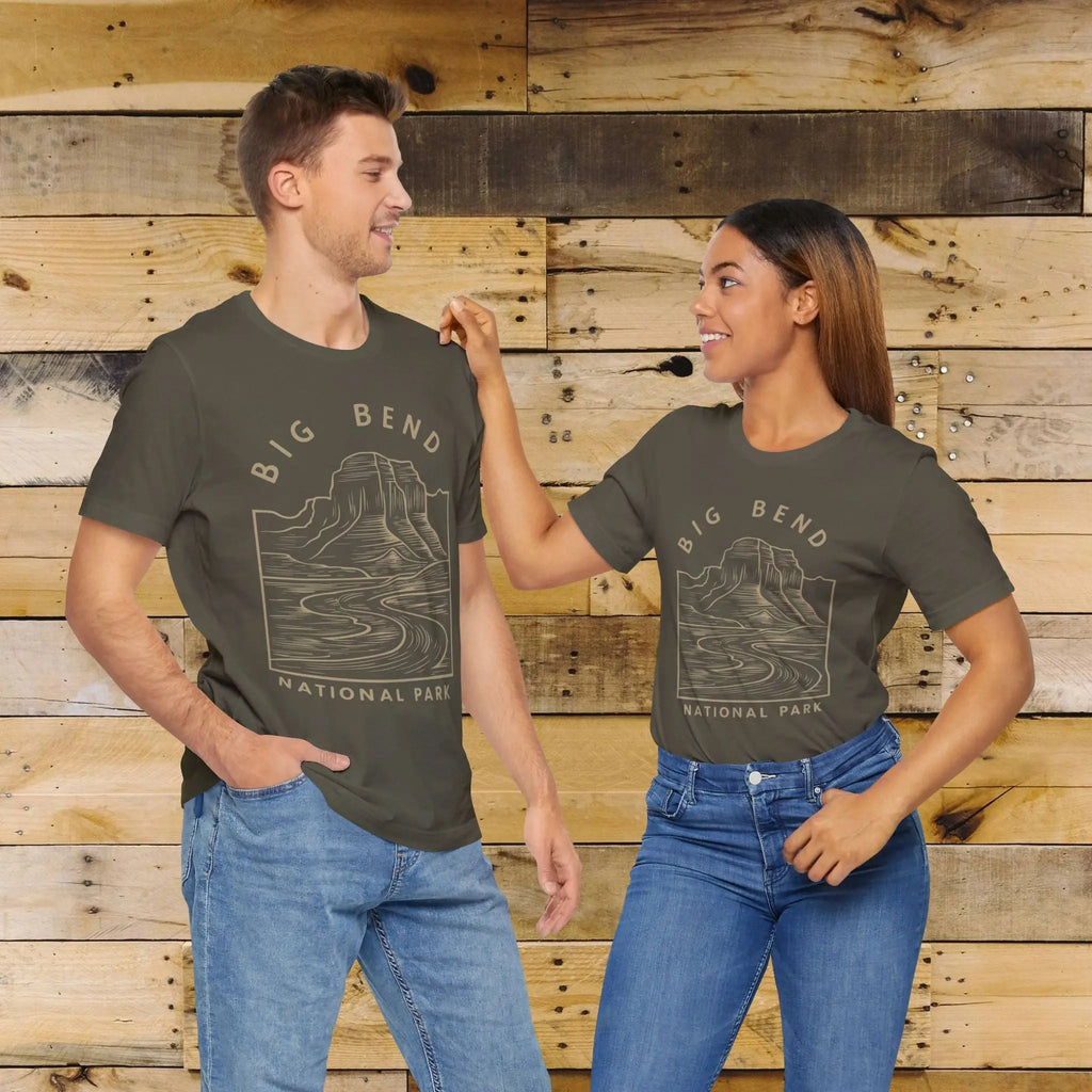 Big Bend National Park Unisex Fit Soft T-Shirt Curving River