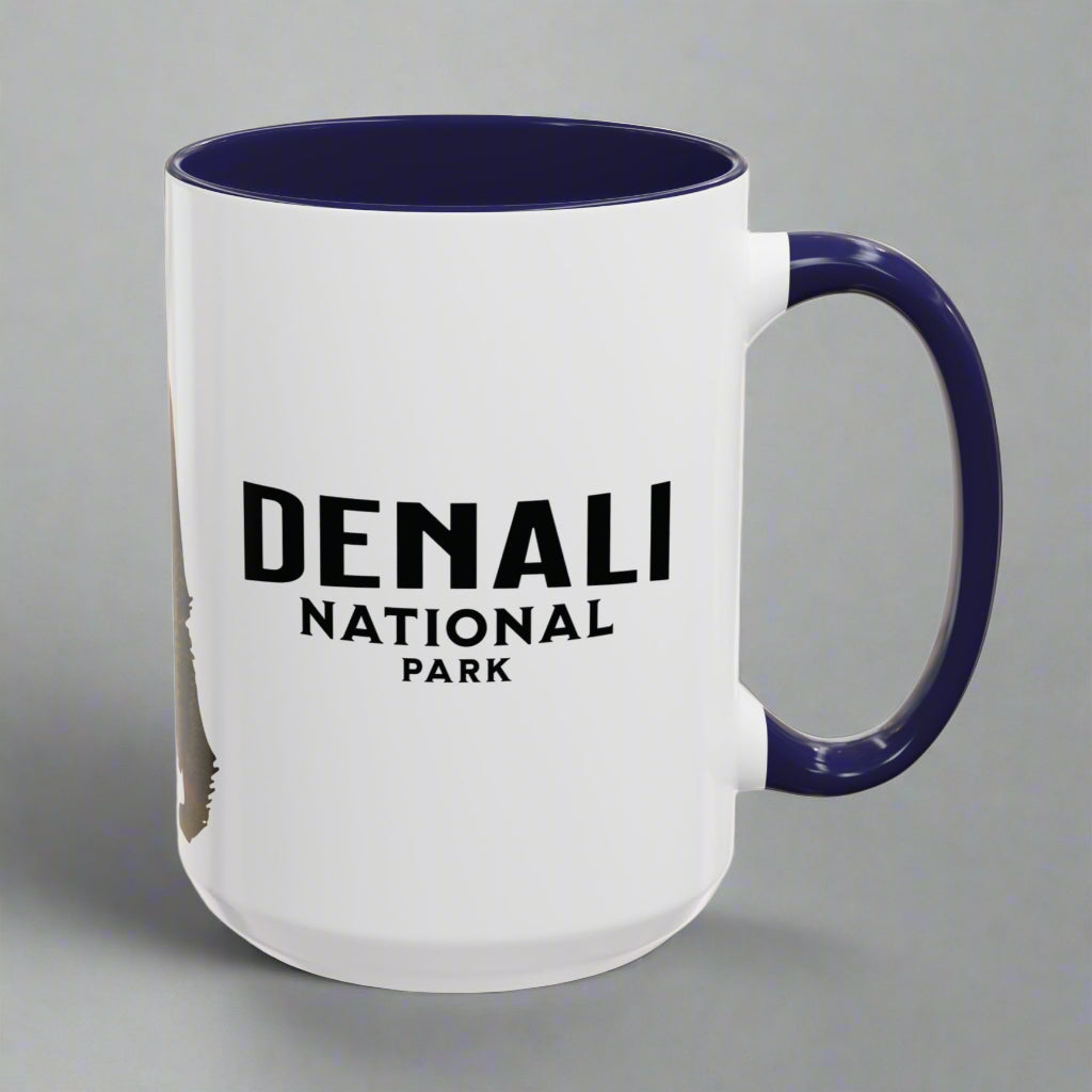 Denali National Park Bear Colored Coffee Mug 11oz 15oz