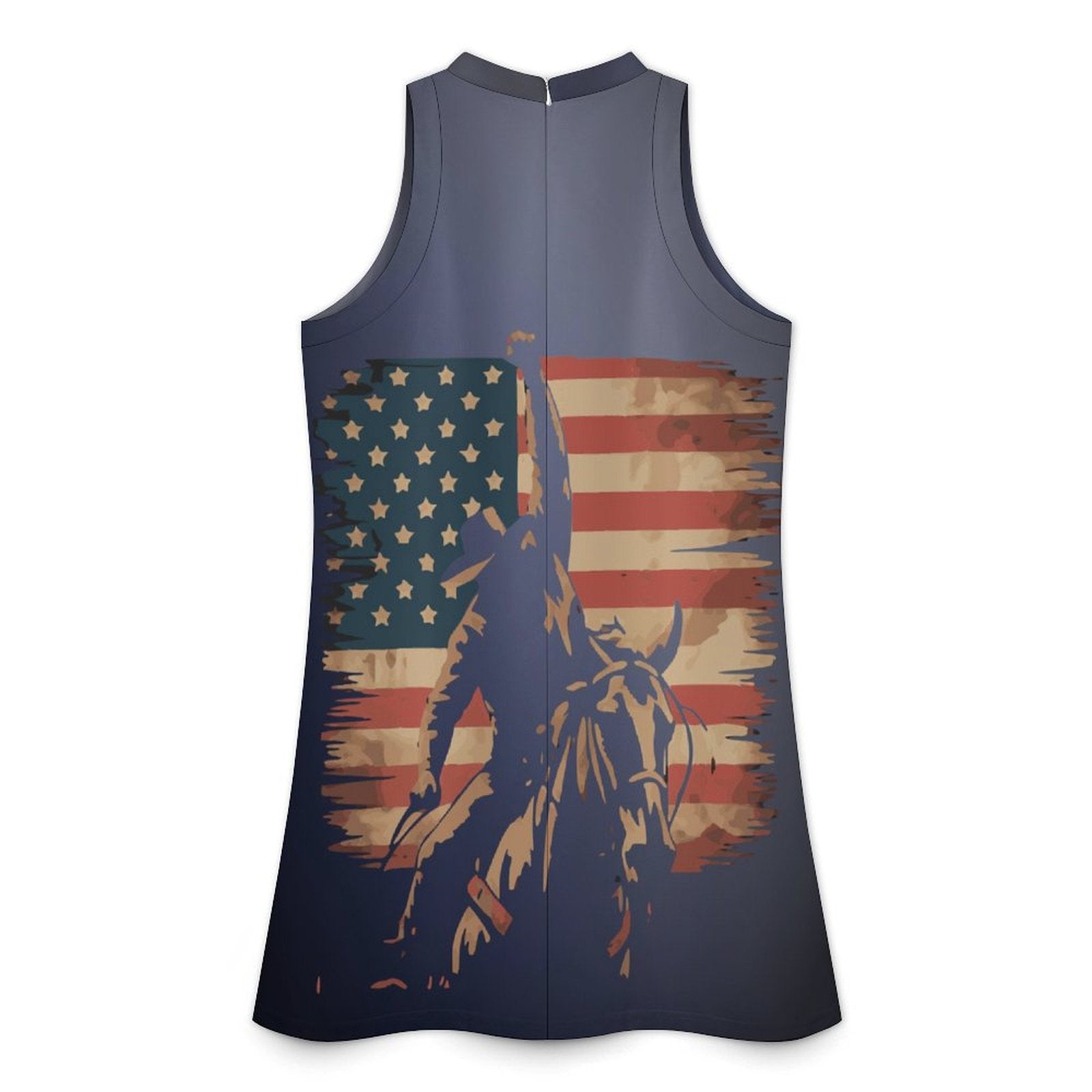 Baha Ranch American Rodeo Sleeveless Mini Dress