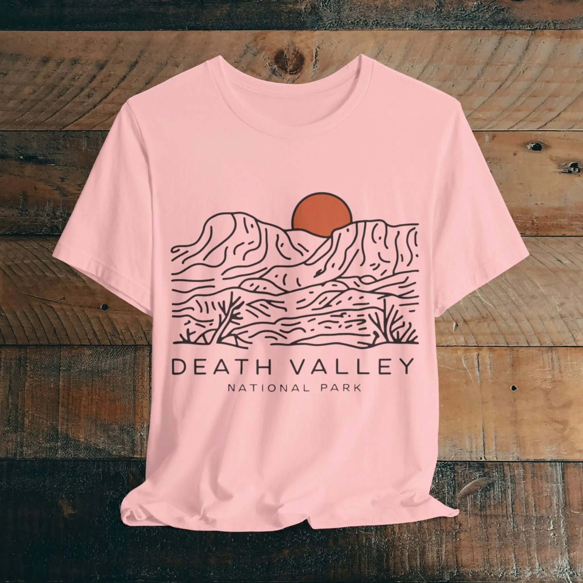 Death Valley National Park Desert Lines Unisex Fit Soft T-Shirt