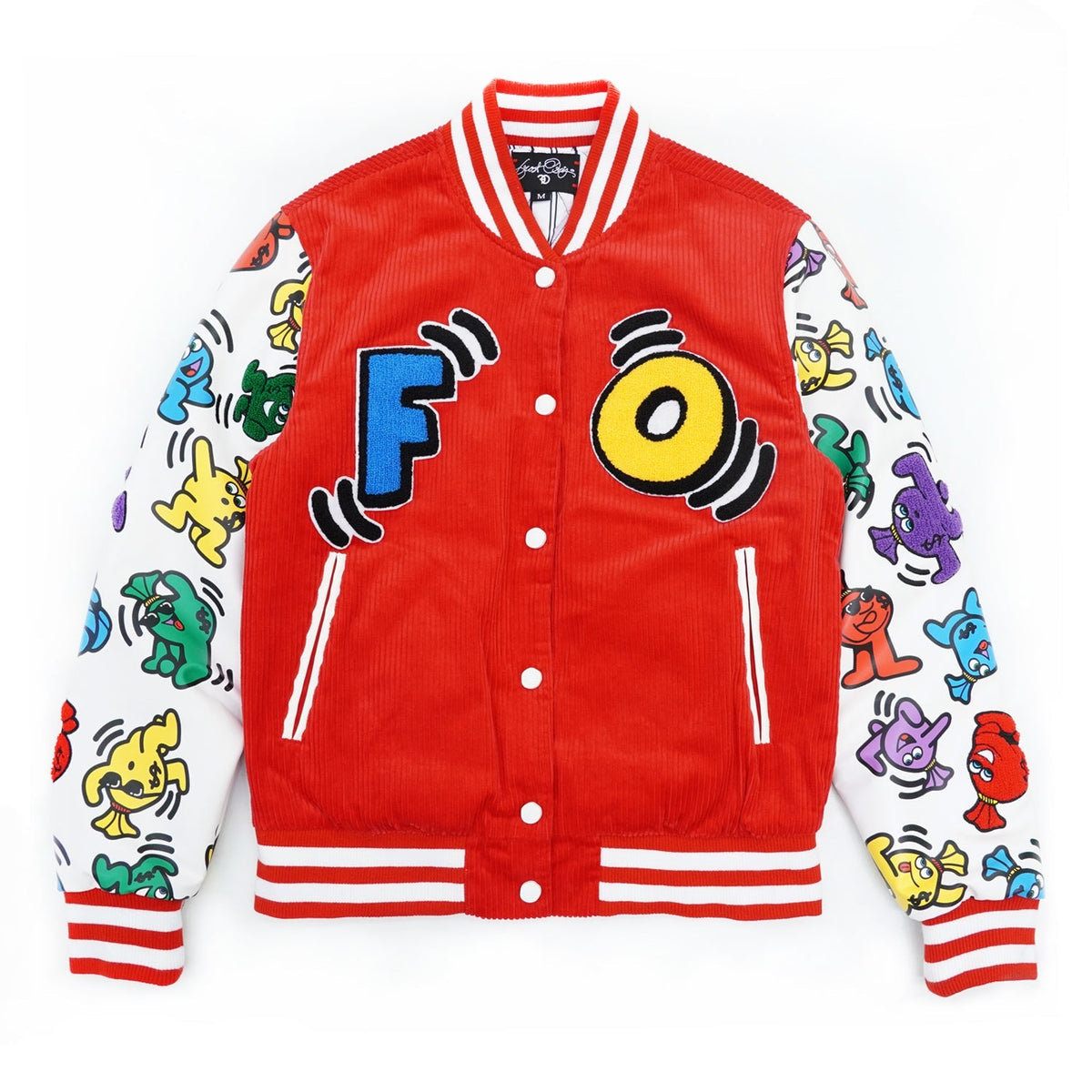 Makobi Frost Money Dance Corduroy Jacket, Red, product front