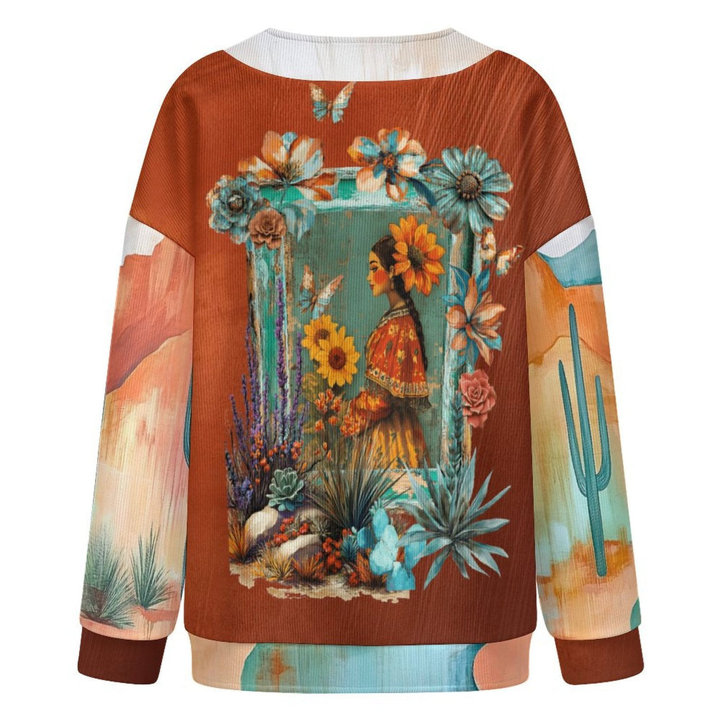 Colores de Mexico Fantasia Drop Shoulder Cardigan