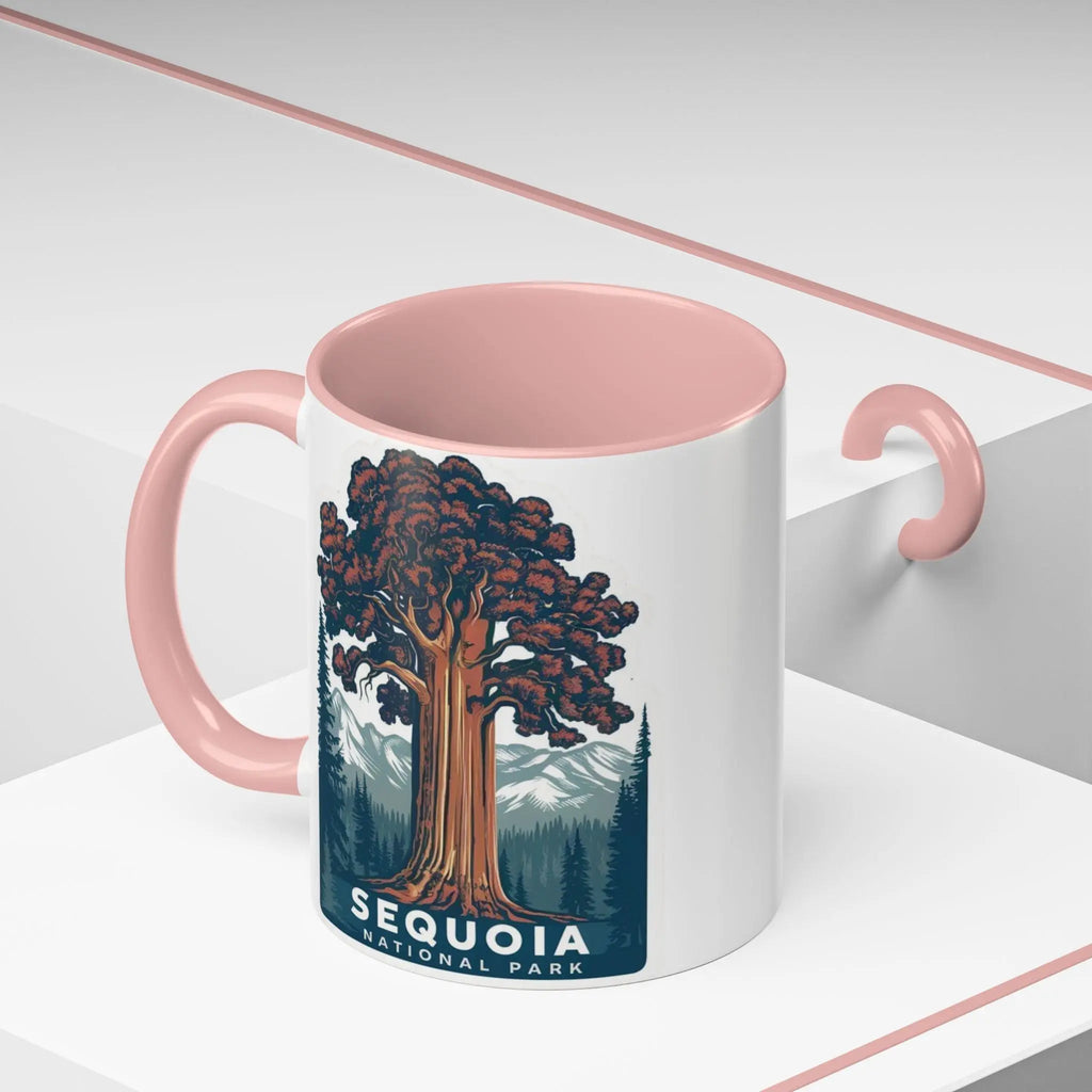 Sequoia National Park Big Tree Coffee Mug 11oz 15oz Blue Black Pink Red