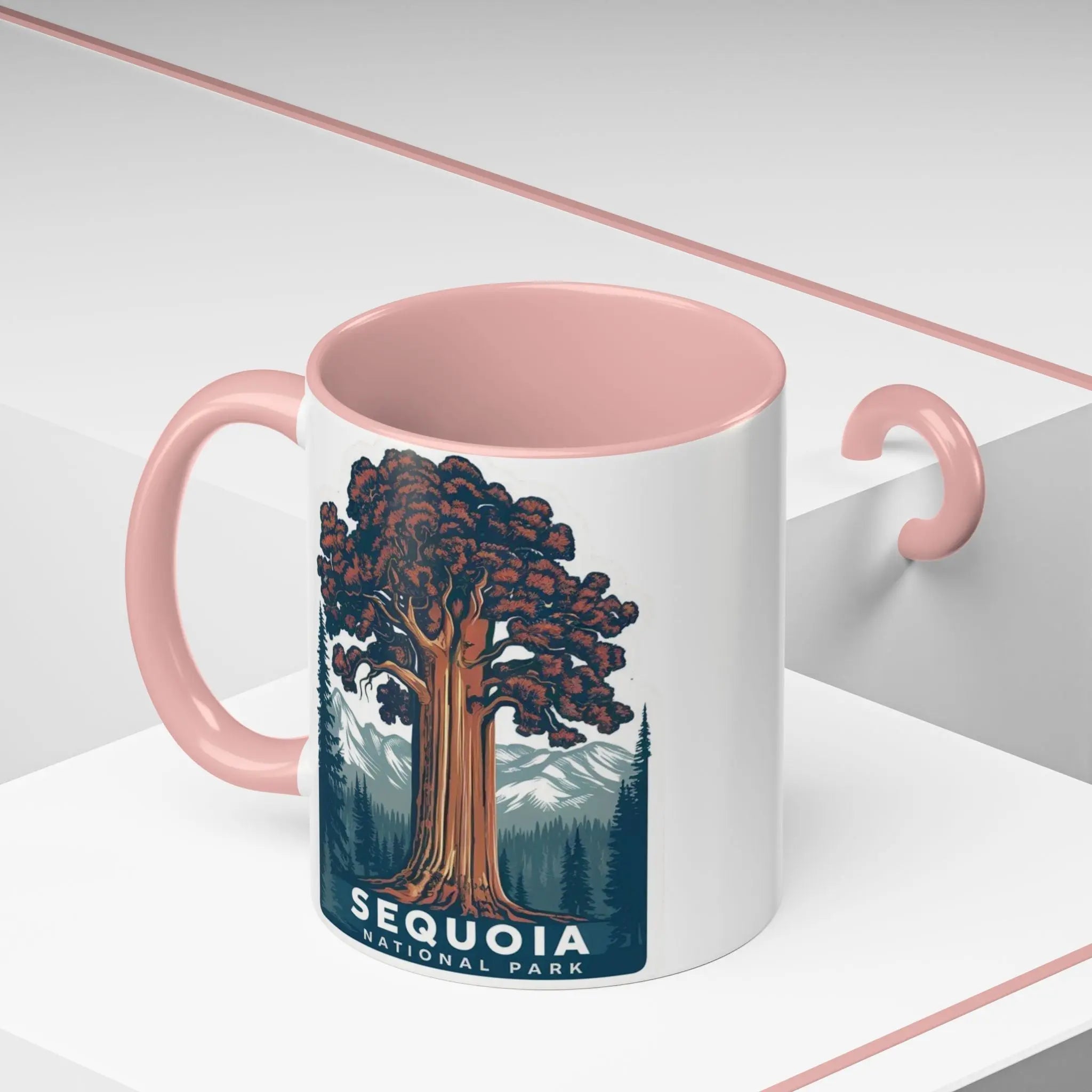 Sequoia National Park Big Tree Coffee Mug 11oz 15oz Blue Black Pink Red